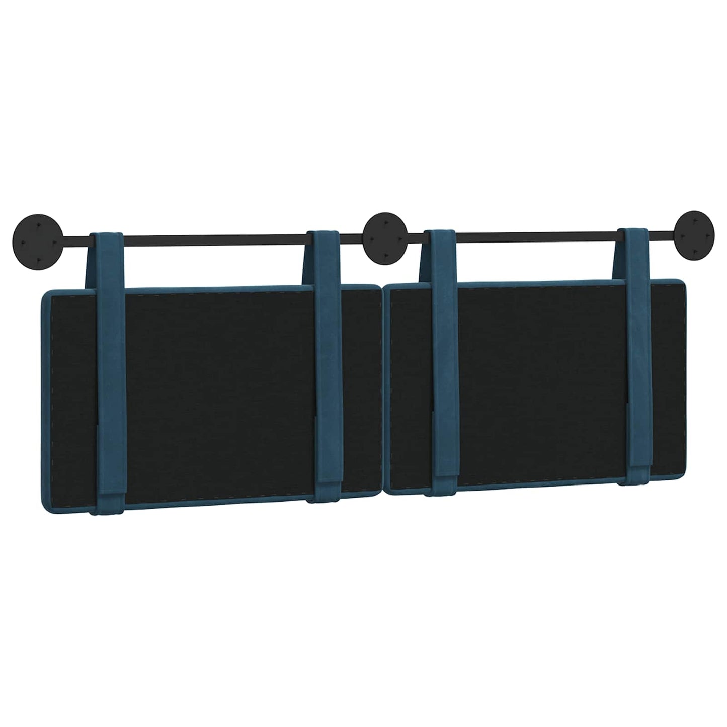 Hangend hoofdbord Blauw Fluweel is nu te koop bij PeponiXL, paradijselijk wonen!