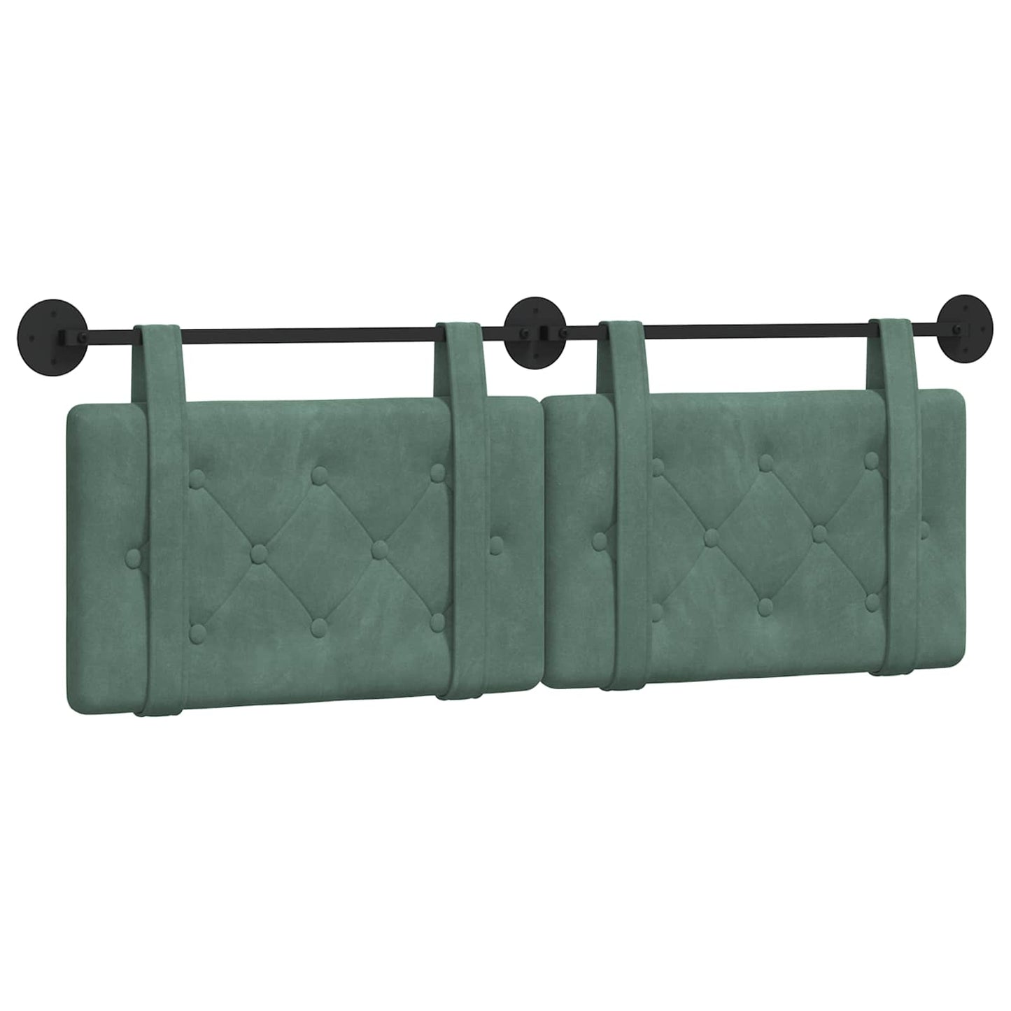 Hangend hoofdbord Zeegroen Fluweel is nu te koop bij PeponiXL, paradijselijk wonen!