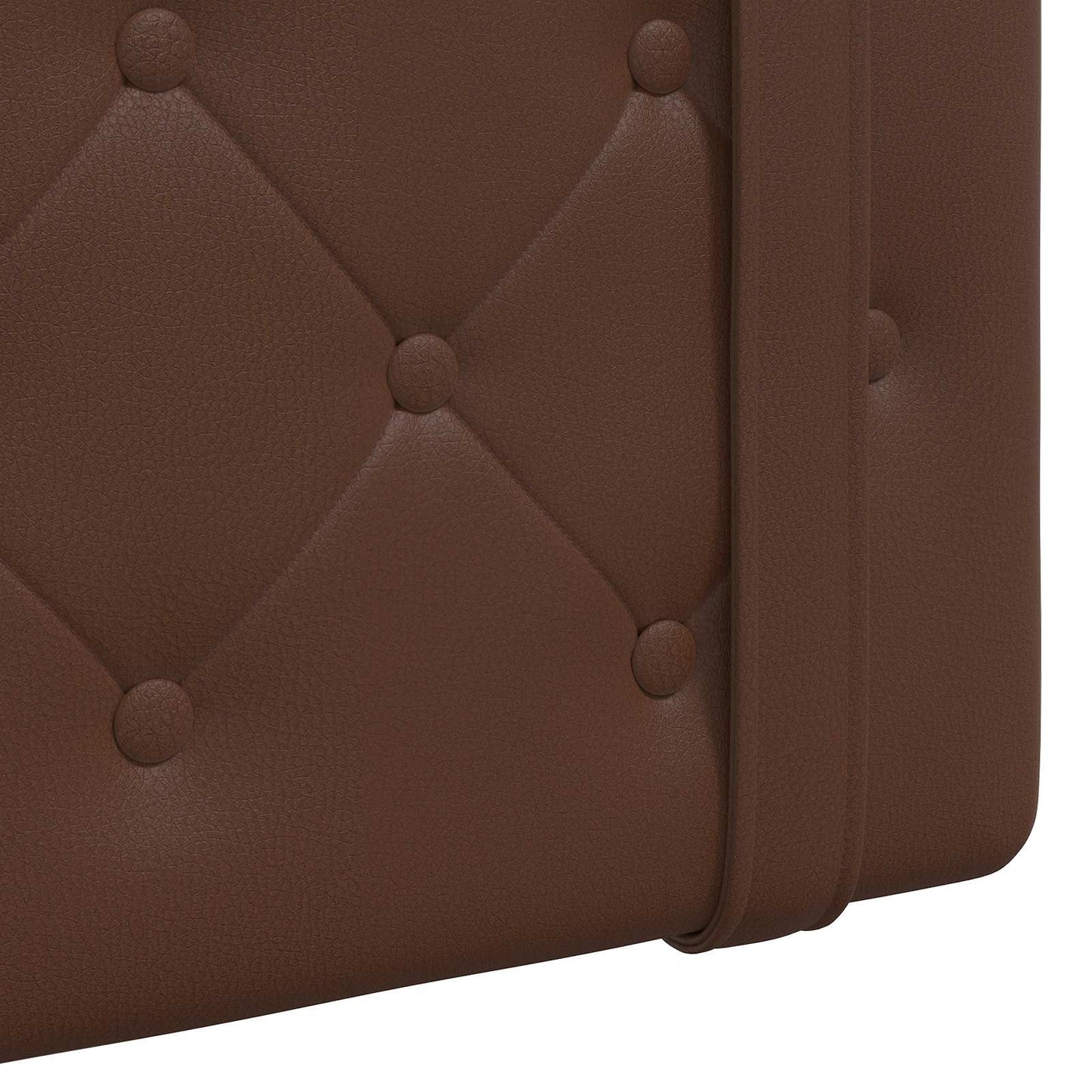 Hangend hoofdbord Bruin Kunstleer is nu te koop bij PeponiXL, paradijselijk wonen!