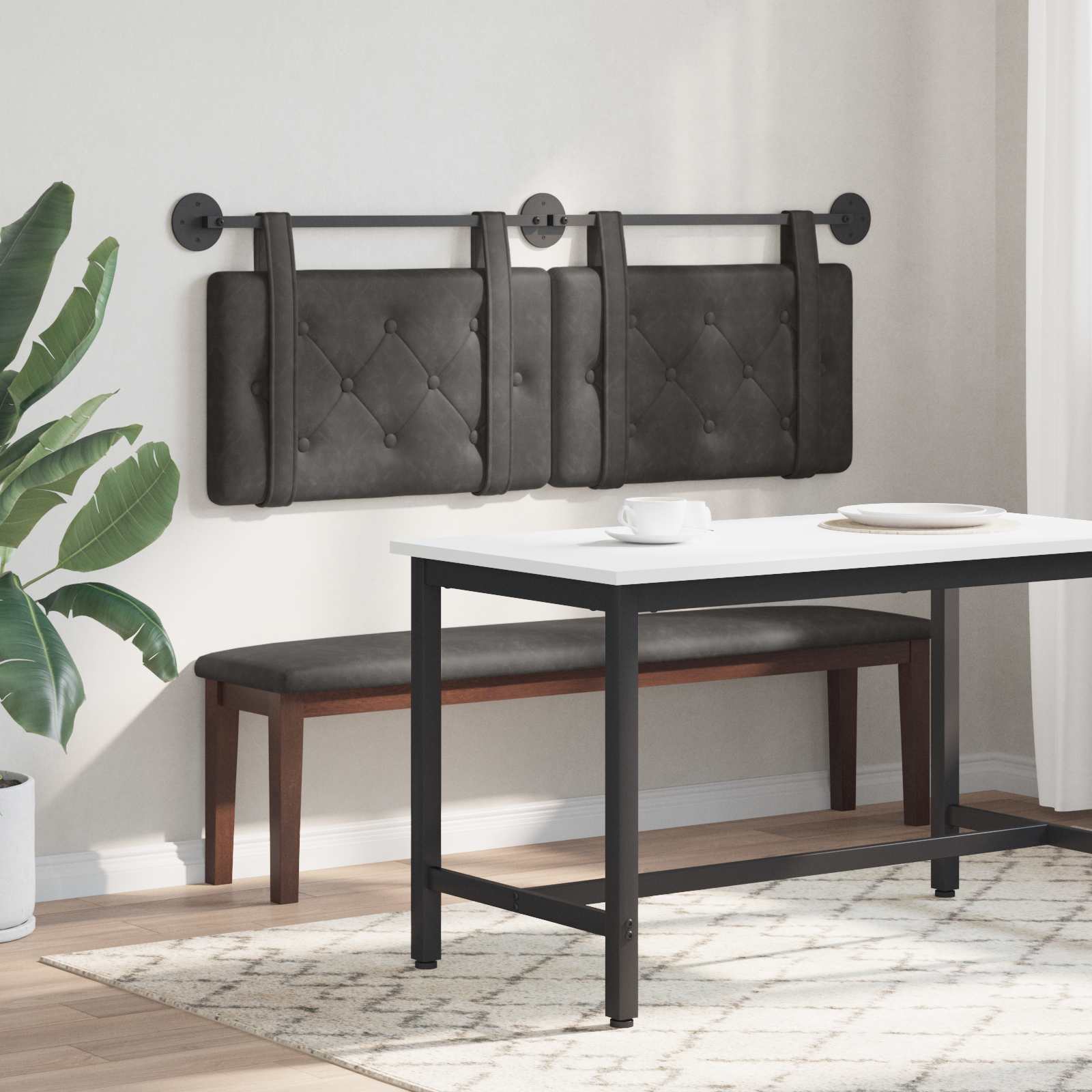 Hangend hoofdbord Antiek PU is nu te koop bij PeponiXL, paradijselijk wonen!
