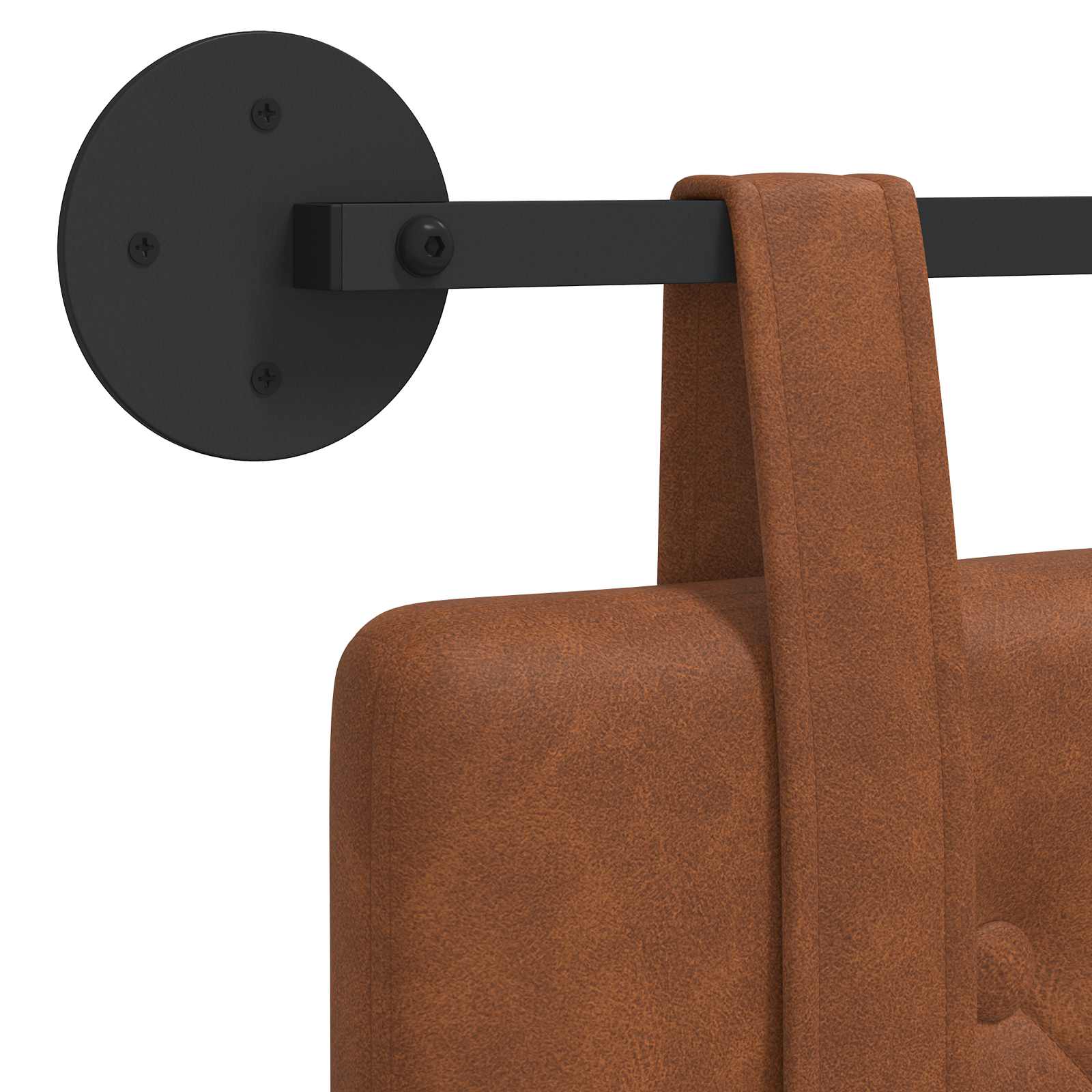 Hangend hoofdbord Bruin Antiek PU is nu te koop bij PeponiXL, paradijselijk wonen!