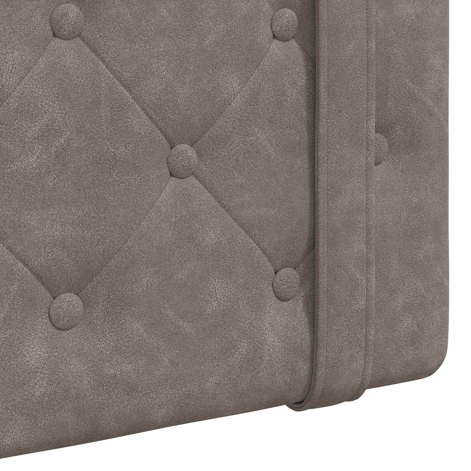 Hangend hoofdbord Grijs Antiek PU is nu te koop bij PeponiXL, paradijselijk wonen!