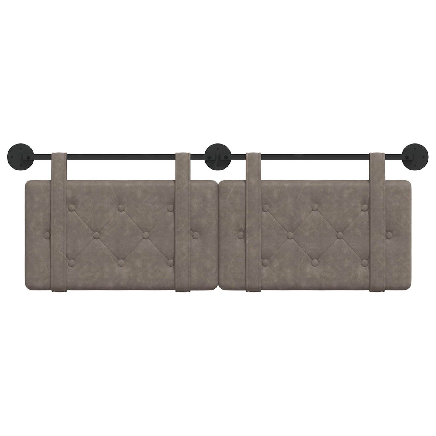 Hangend hoofdbord Grijs Antiek PU is nu te koop bij PeponiXL, paradijselijk wonen!