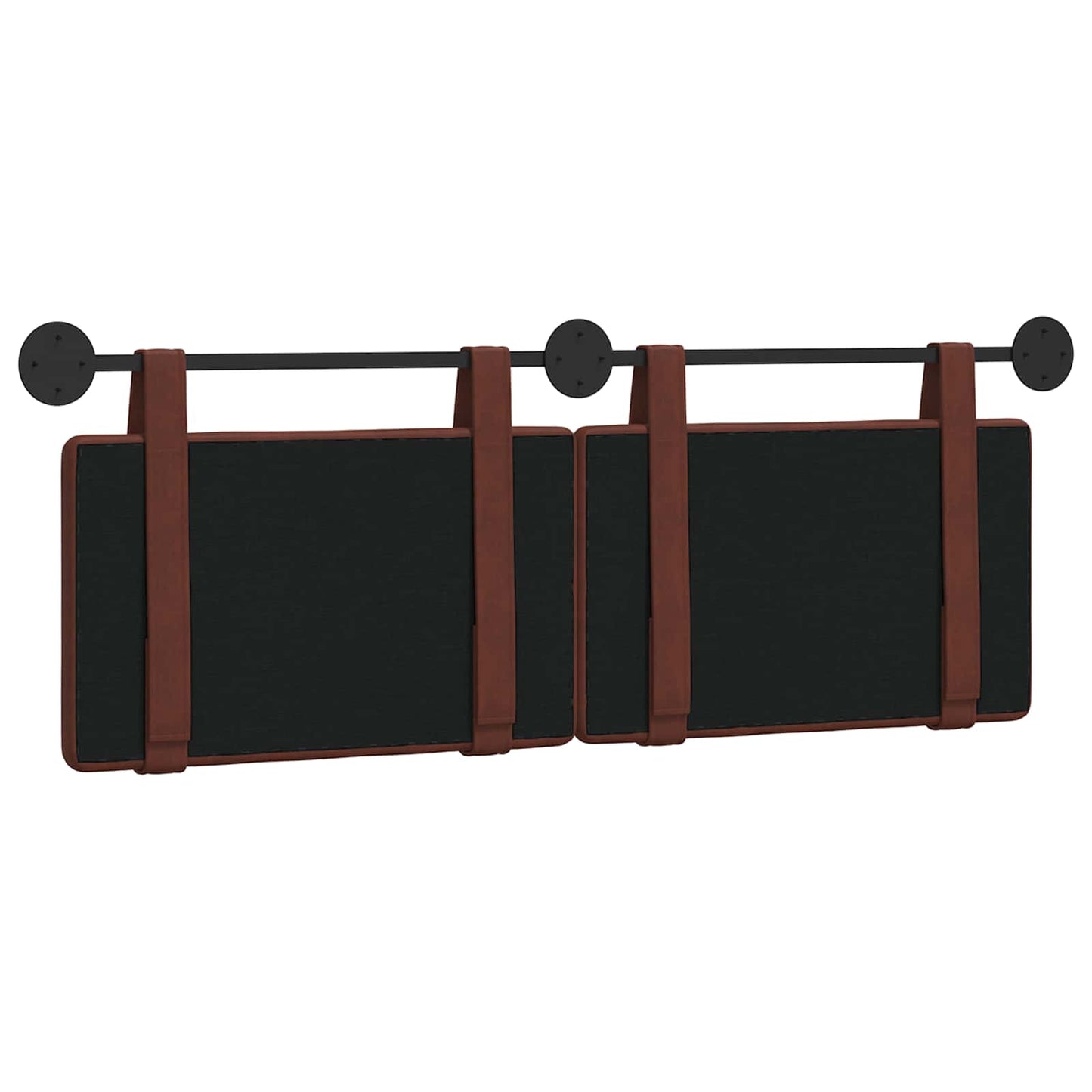 Hangend hoofdbord Glanzend Bruin Antiek PU is nu te koop bij PeponiXL, paradijselijk wonen!