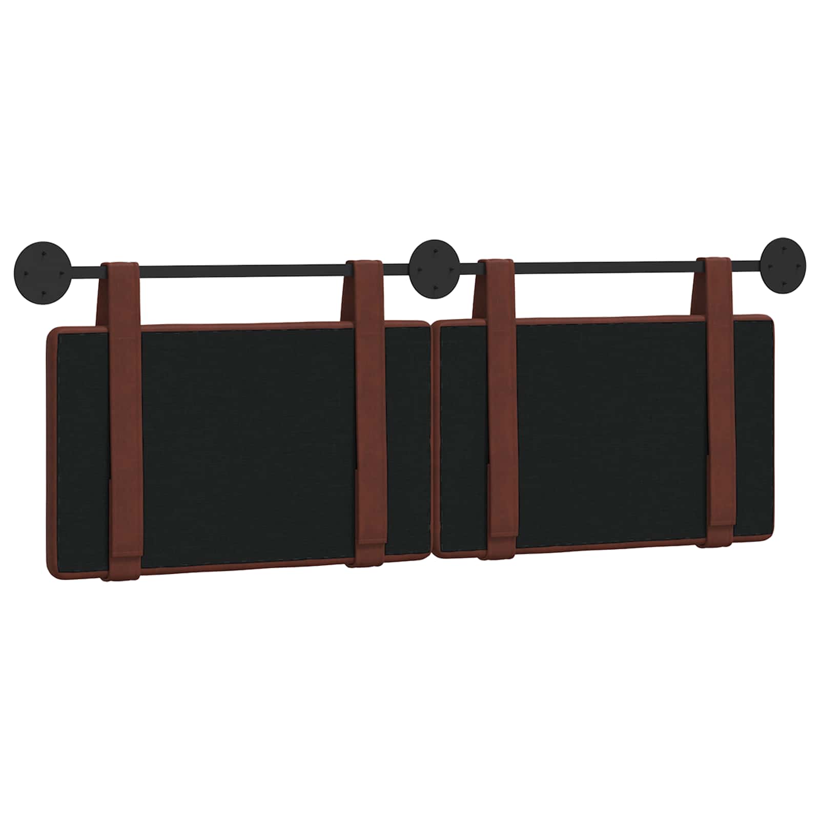 Hangend hoofdbord Glanzend Bruin Antiek PU is nu te koop bij PeponiXL, paradijselijk wonen!