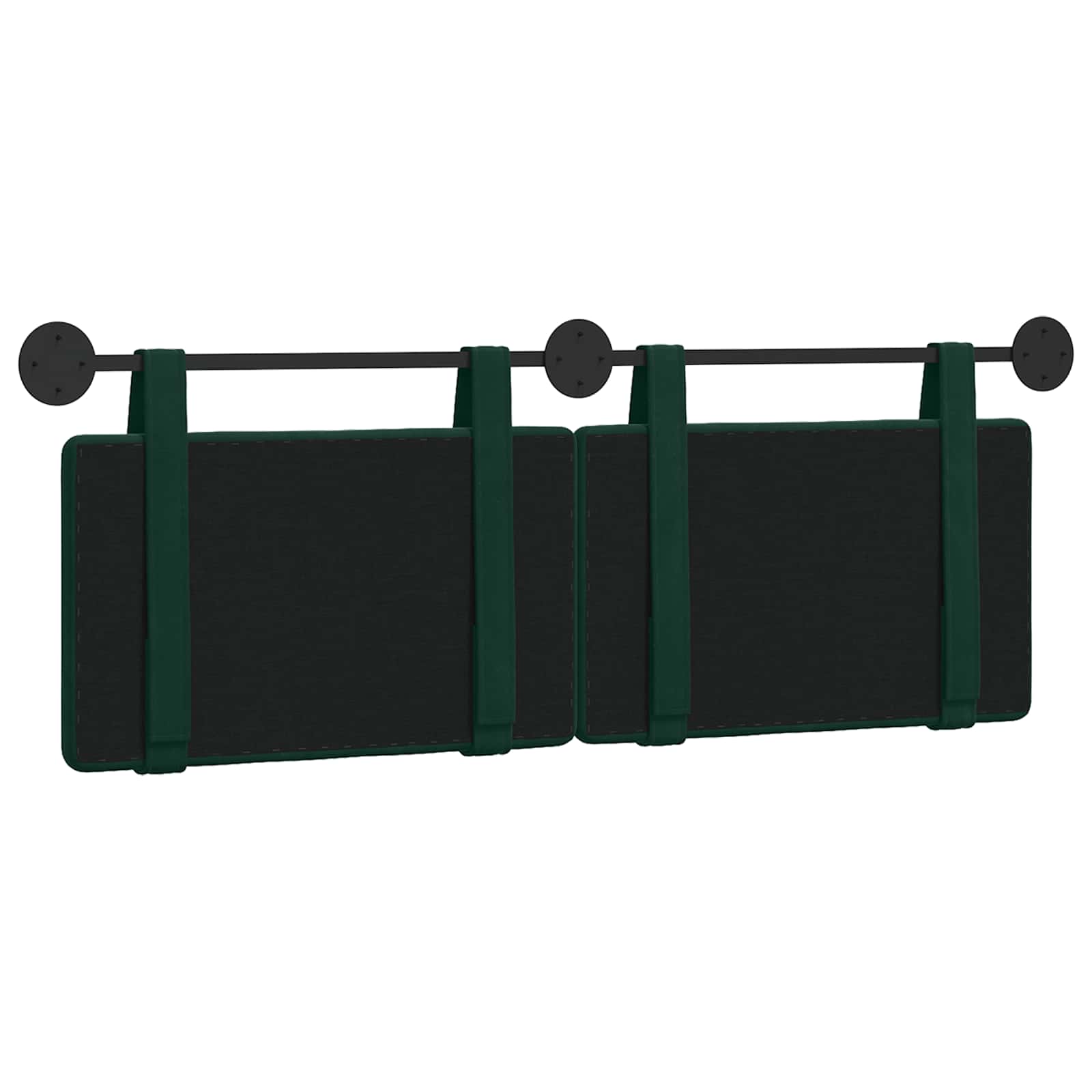 Hangend hoofdbord Donkergroen Fluweel is nu te koop bij PeponiXL, paradijselijk wonen!