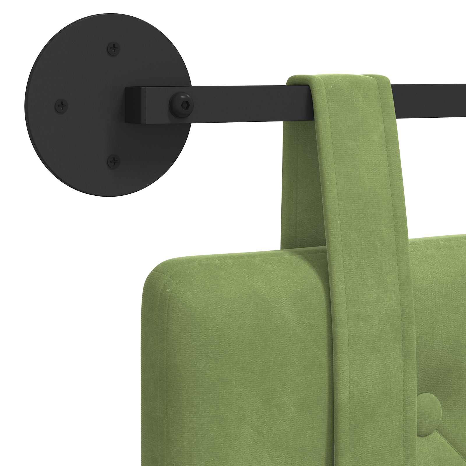 Hangend hoofdbord Lichtgroen Fluweel is nu te koop bij PeponiXL, paradijselijk wonen!