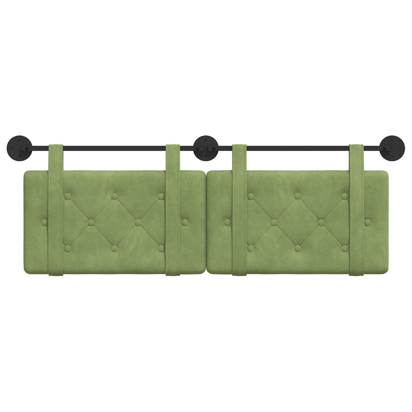 Hangend hoofdbord Lichtgroen Fluweel is nu te koop bij PeponiXL, paradijselijk wonen!