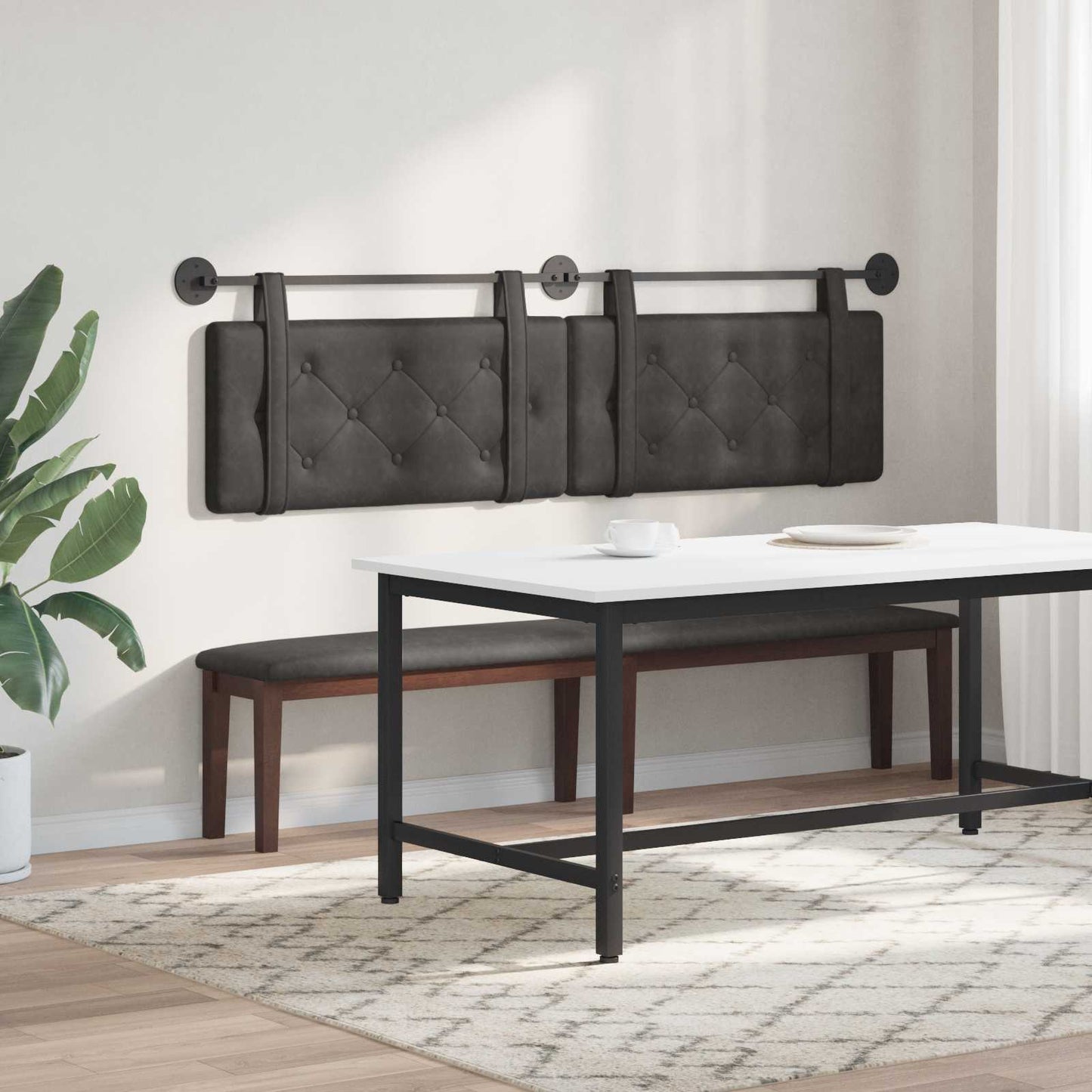 Hangend hoofdbord Antiek PU is nu te koop bij PeponiXL, paradijselijk wonen!