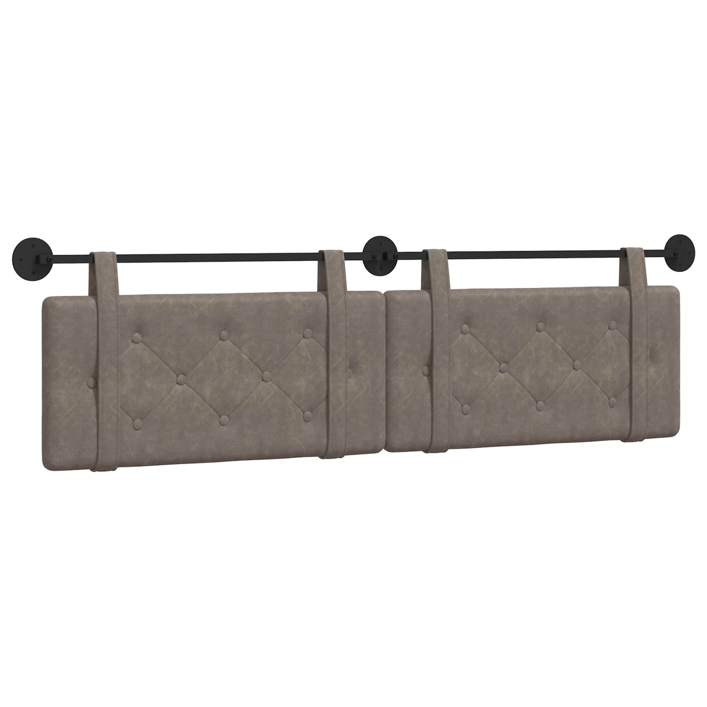 Hangend hoofdbord Grijs Antiek PU is nu te koop bij PeponiXL, paradijselijk wonen!