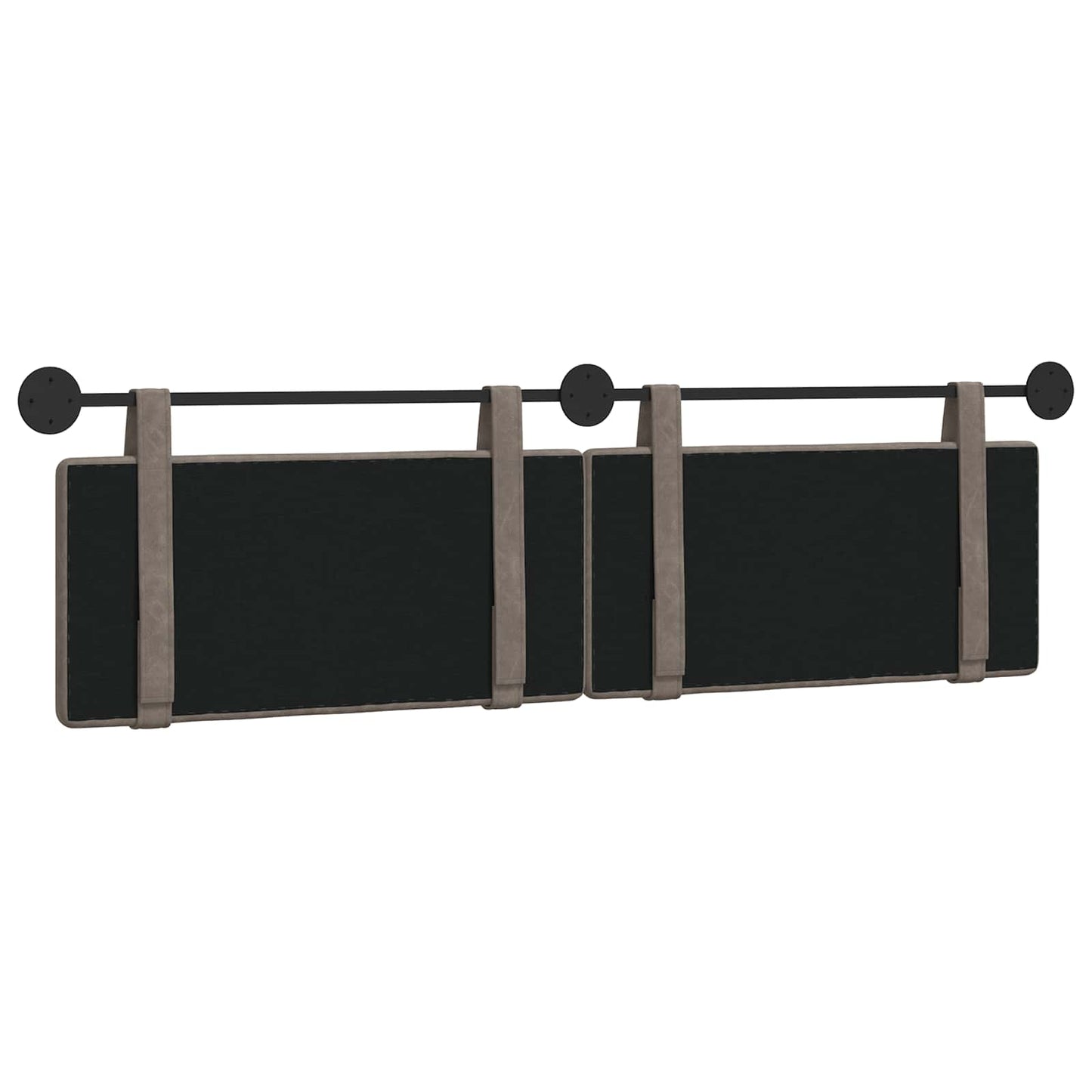 Hangend hoofdbord Grijs Antiek PU is nu te koop bij PeponiXL, paradijselijk wonen!