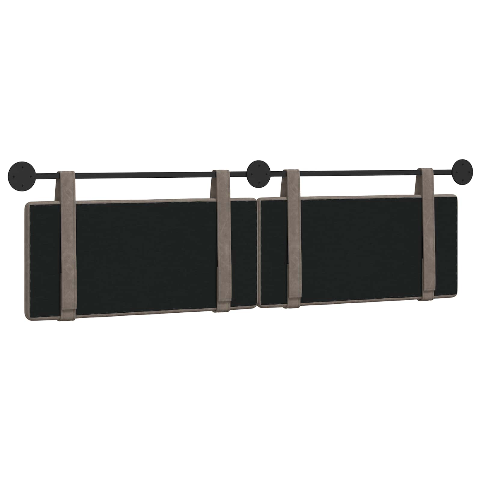 Hangend hoofdbord Grijs Antiek PU is nu te koop bij PeponiXL, paradijselijk wonen!