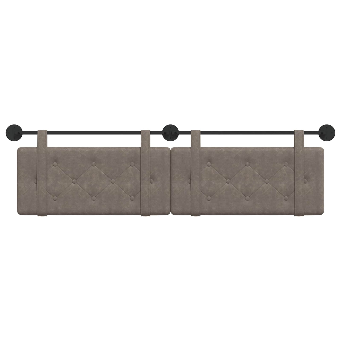 Hangend hoofdbord Grijs Antiek PU is nu te koop bij PeponiXL, paradijselijk wonen!