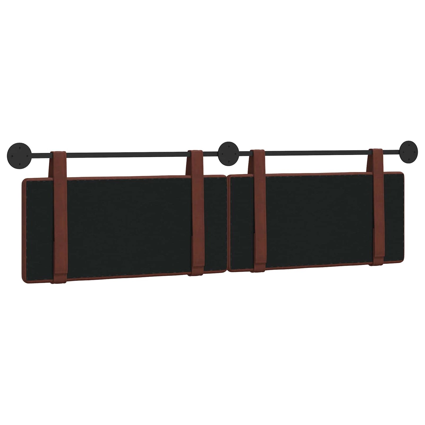 Hangend hoofdbord Glanzend Bruin Antiek PU is nu te koop bij PeponiXL, paradijselijk wonen!