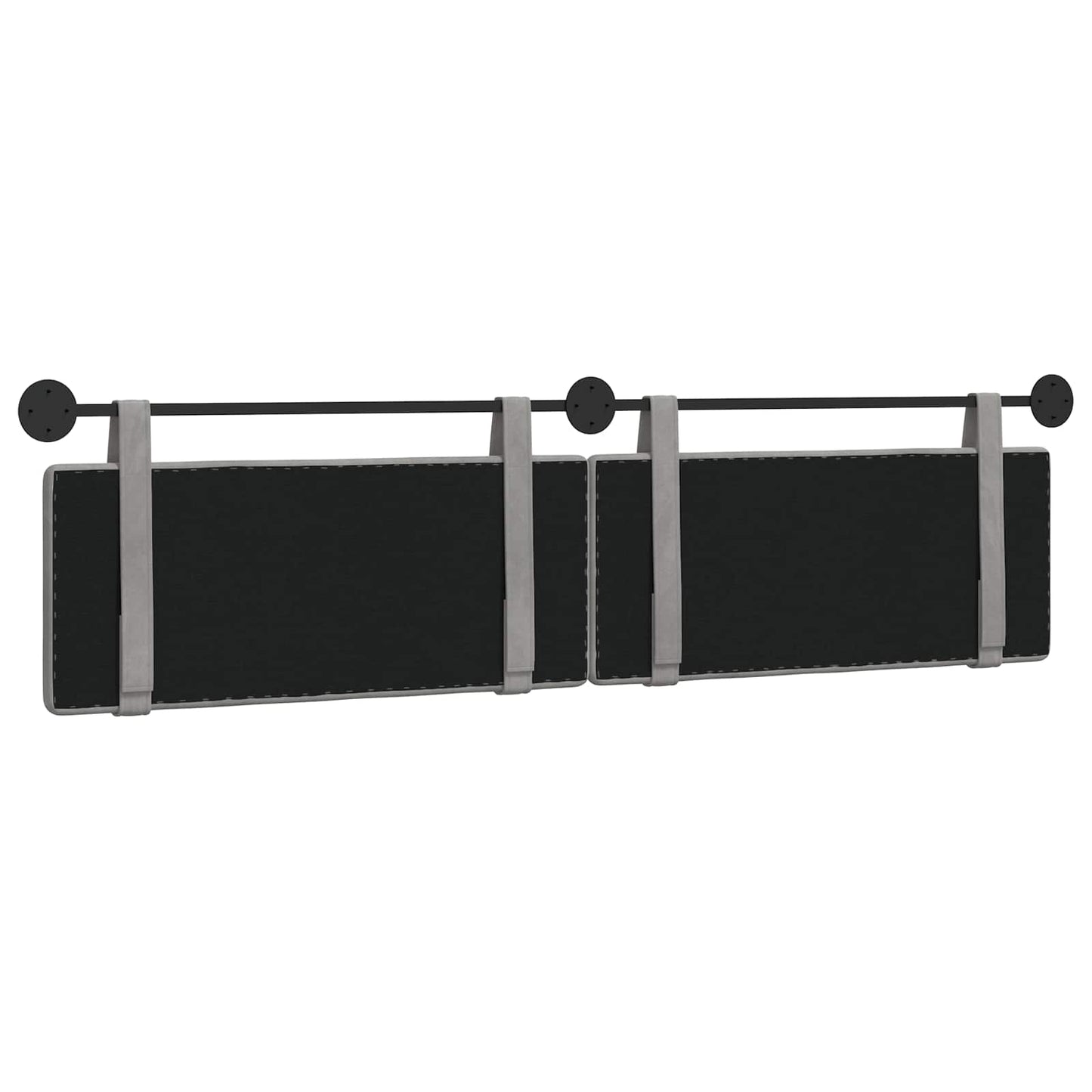 Hangend hoofdbord Lichtgrijs Fluweel is nu te koop bij PeponiXL, paradijselijk wonen!