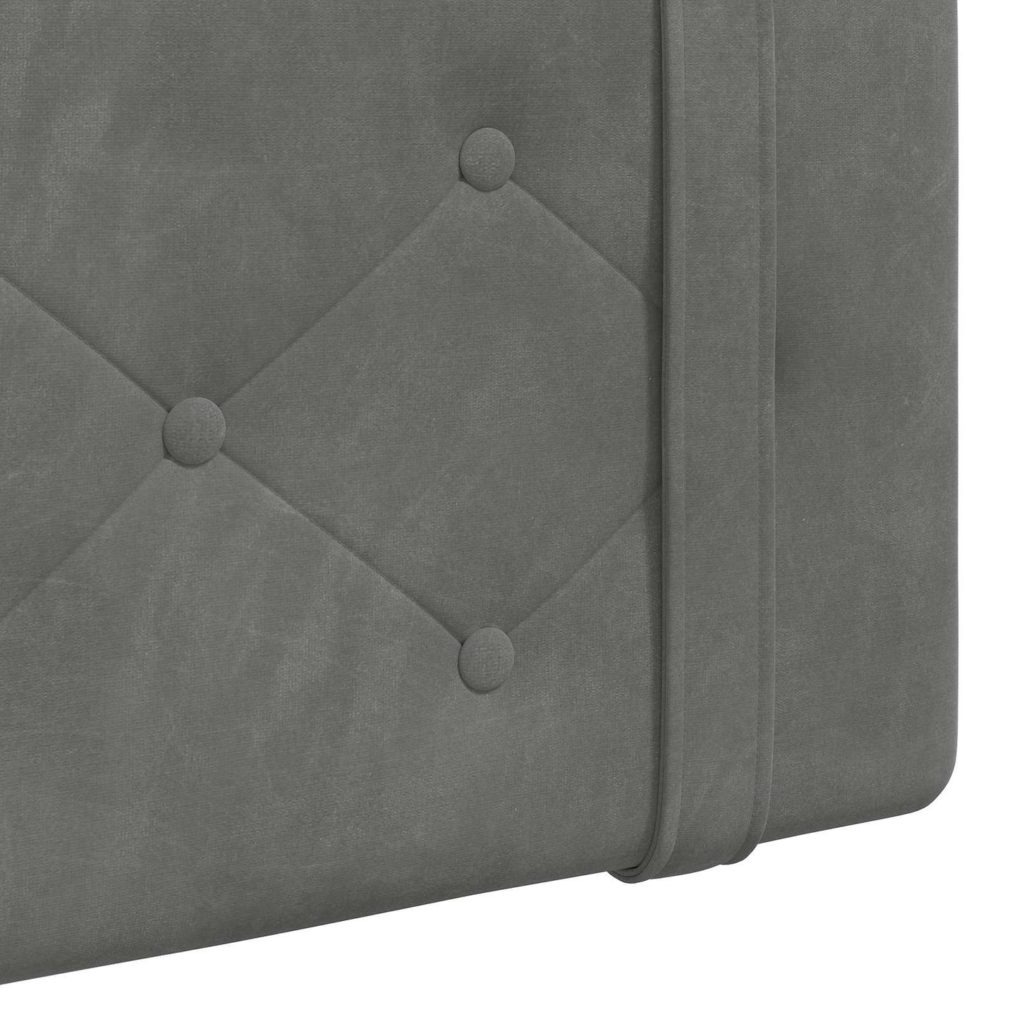 Hangend hoofdbord Donkergrijs Fluweel is nu te koop bij PeponiXL, paradijselijk wonen!
