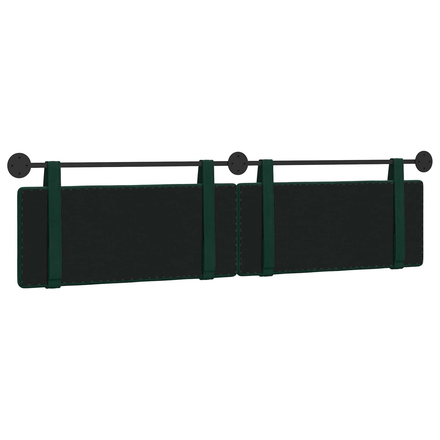 Hangend hoofdbord Donkergroen Fluweel is nu te koop bij PeponiXL, paradijselijk wonen!