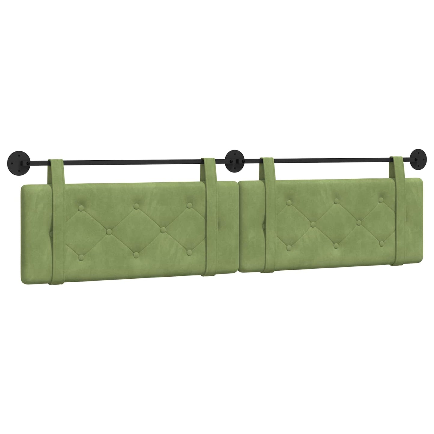 Hangend hoofdbord Lichtgroen Fluweel is nu te koop bij PeponiXL, paradijselijk wonen!
