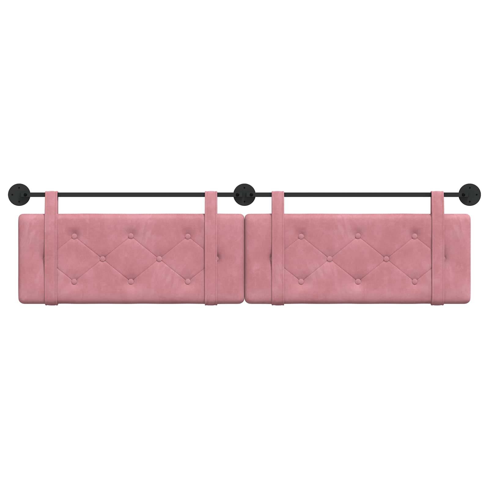Hangend hoofdbord Roze Fluweel is nu te koop bij PeponiXL, paradijselijk wonen!