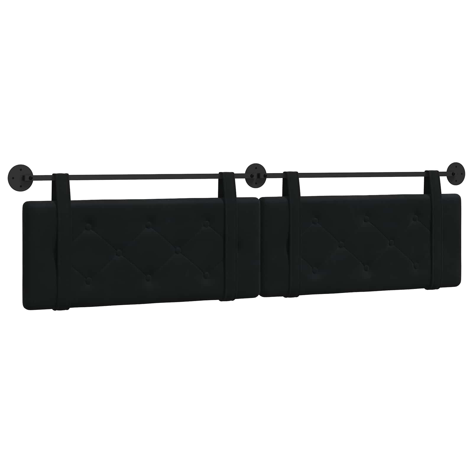 Hangend hoofdbord Zwart Fluweel is nu te koop bij PeponiXL, paradijselijk wonen!