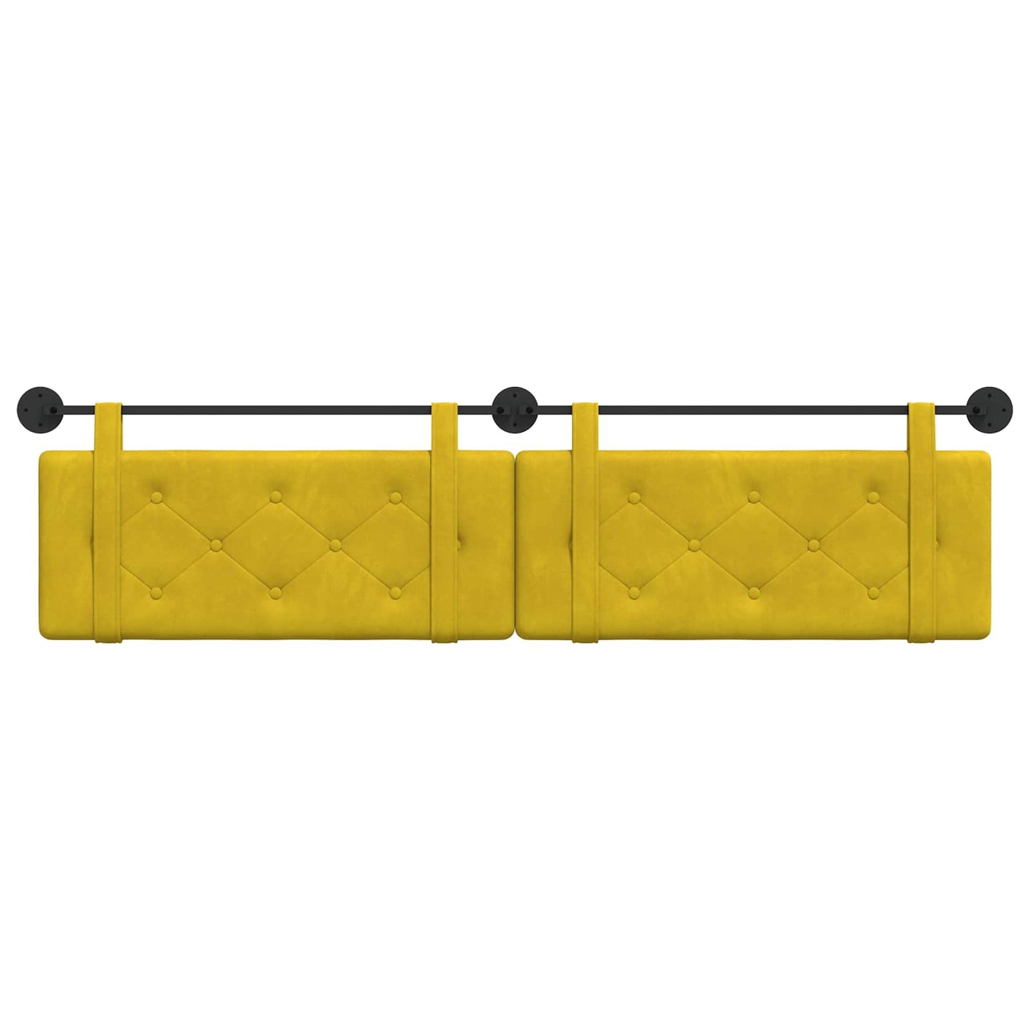 Hangend hoofdbord Geel Fluweel is nu te koop bij PeponiXL, paradijselijk wonen!