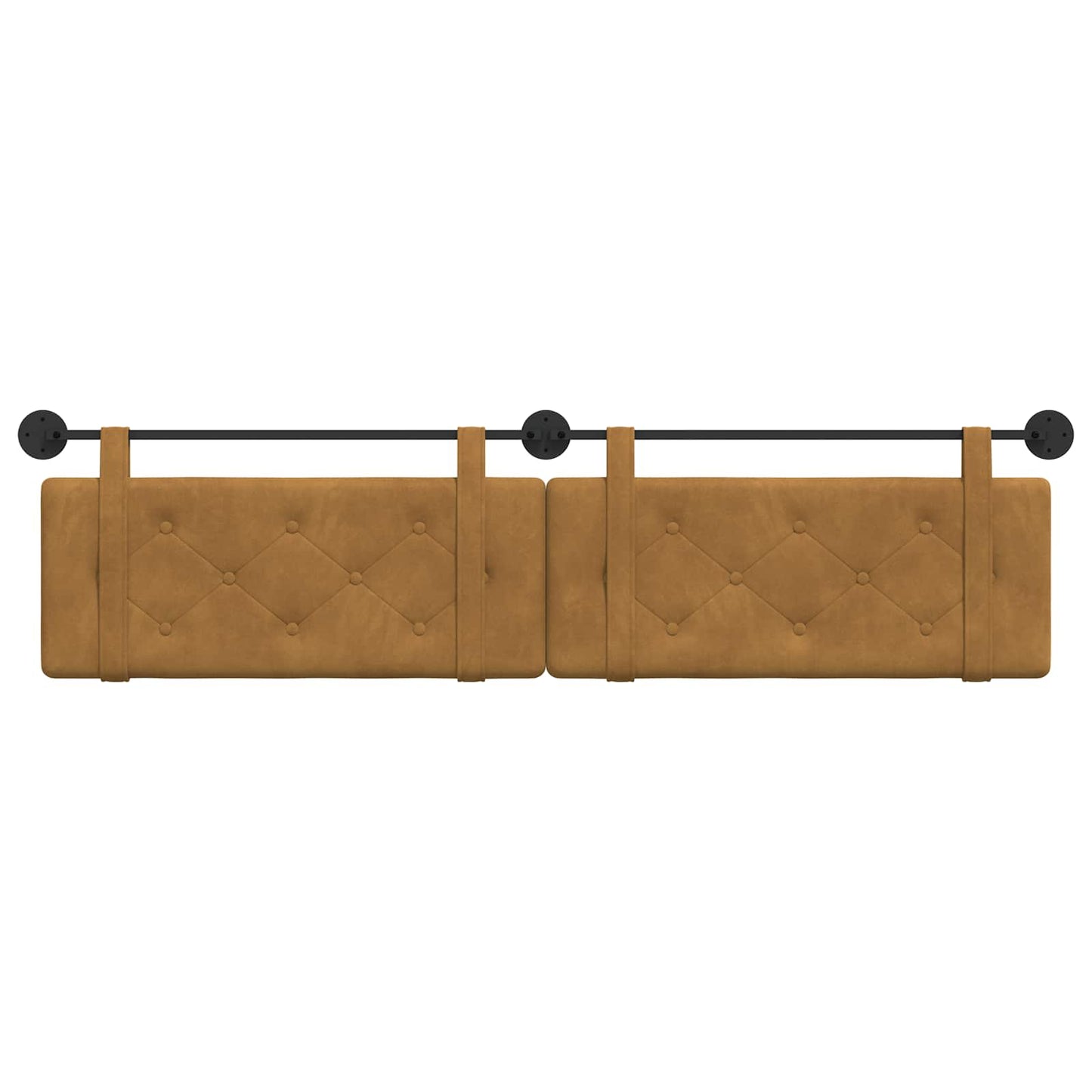 Hangend hoofdbord Bruin Fluweel is nu te koop bij PeponiXL, paradijselijk wonen!