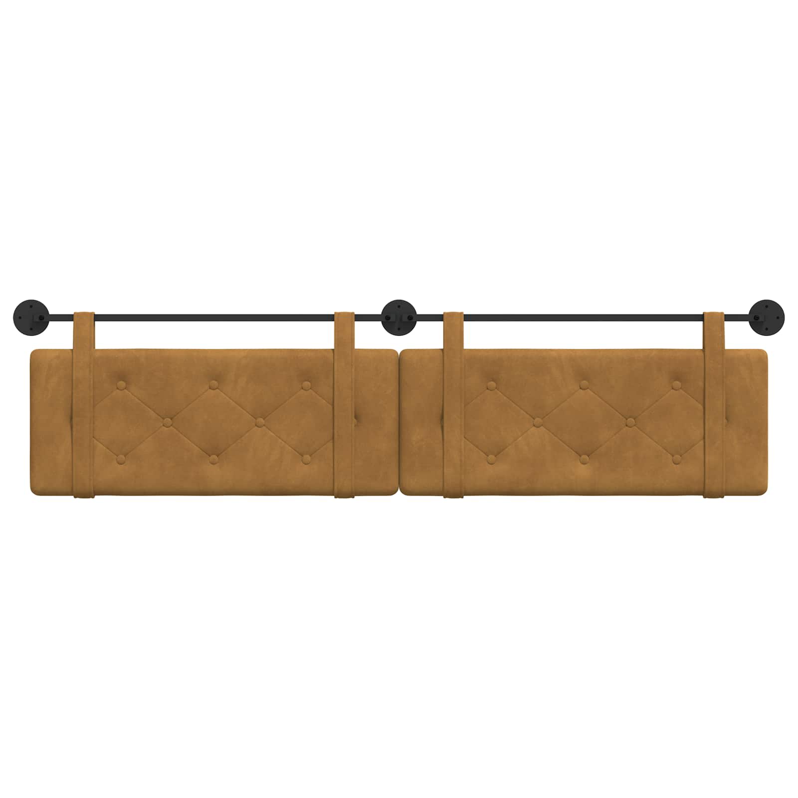 Hangend hoofdbord Bruin Fluweel is nu te koop bij PeponiXL, paradijselijk wonen!