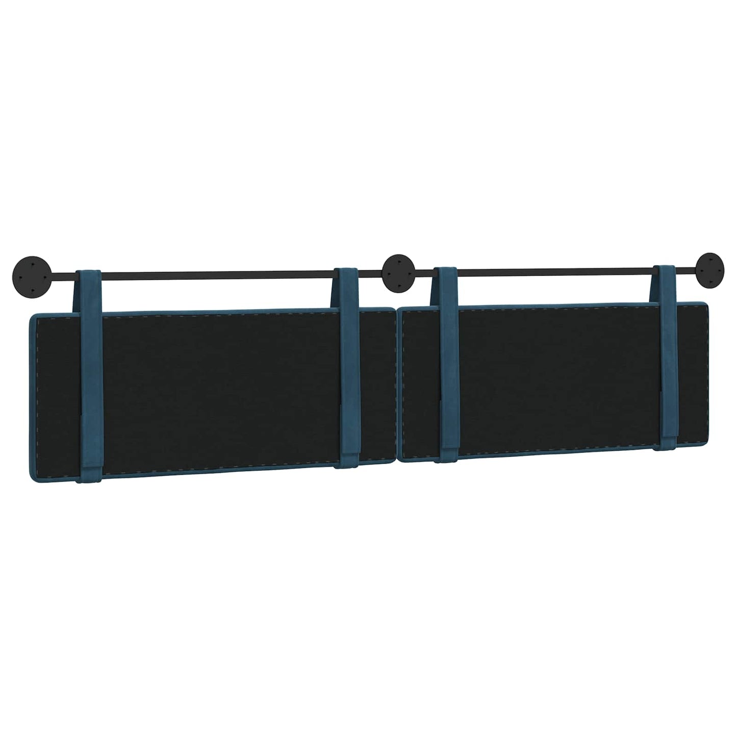Hangend hoofdbord Blauw Fluweel is nu te koop bij PeponiXL, paradijselijk wonen!