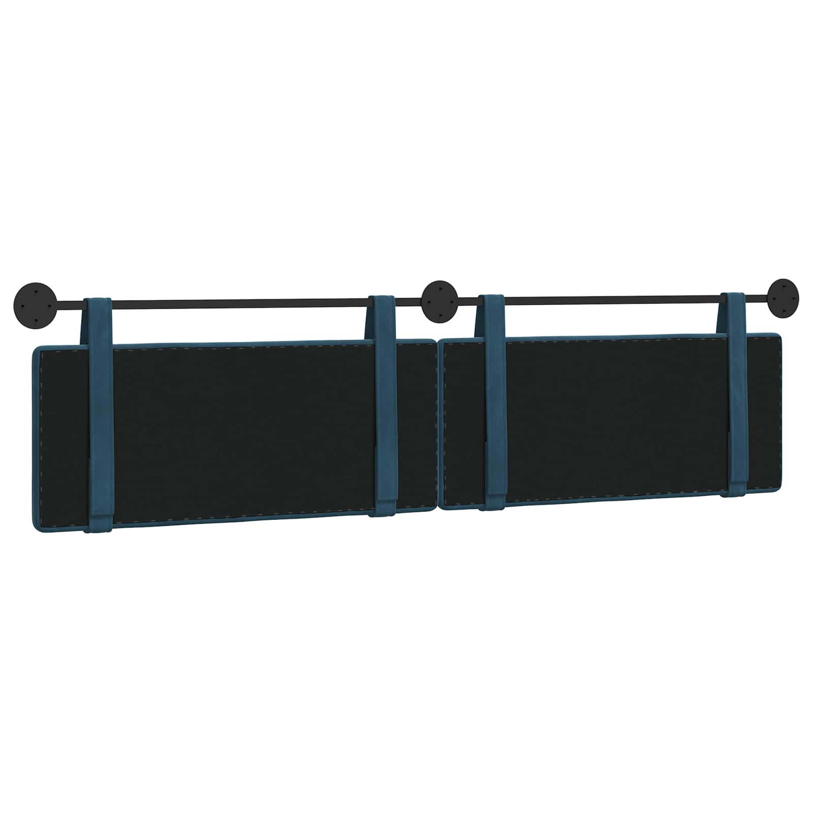 Hangend hoofdbord Blauw Fluweel is nu te koop bij PeponiXL, paradijselijk wonen!