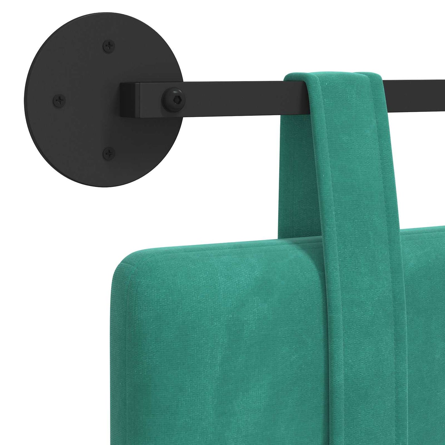 Hangend hoofdbord Turquoise Fluweel is nu te koop bij PeponiXL, paradijselijk wonen!