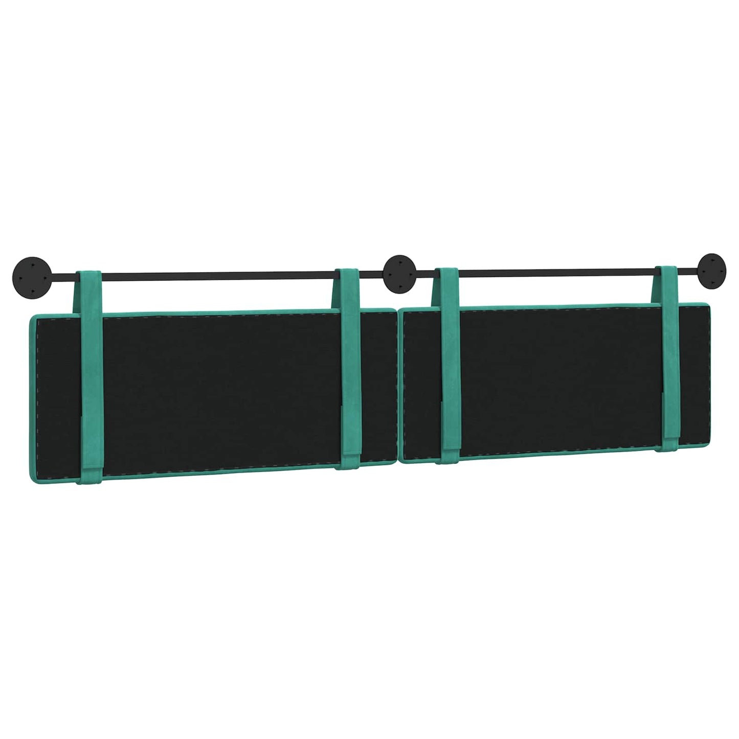 Hangend hoofdbord Turquoise Fluweel is nu te koop bij PeponiXL, paradijselijk wonen!