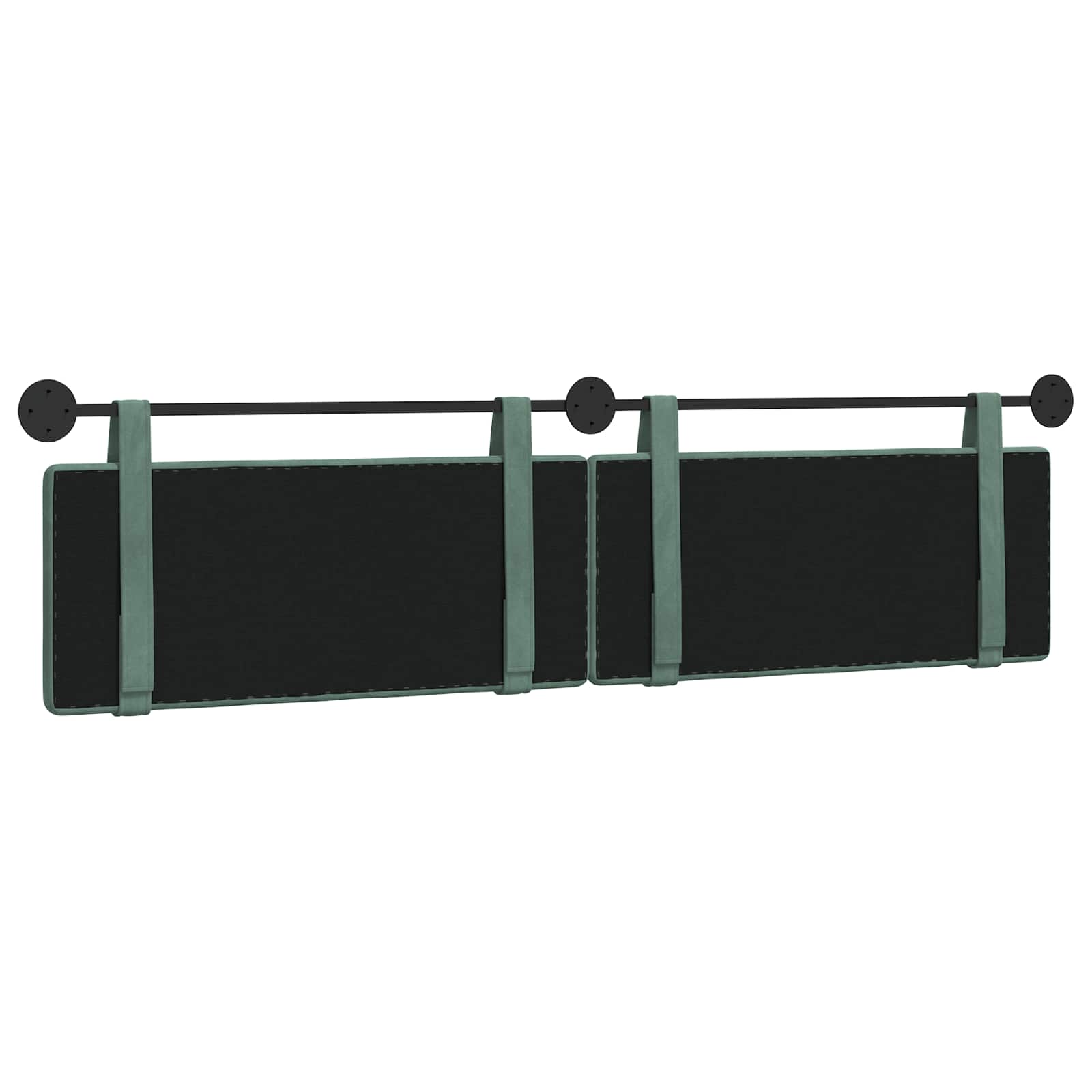 Hangend hoofdbord Zeegroen Fluweel is nu te koop bij PeponiXL, paradijselijk wonen!