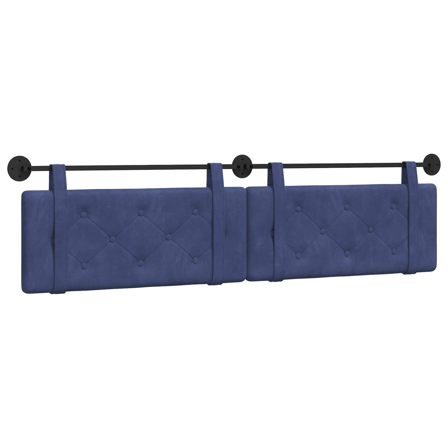 Hangend hoofdbord Politieblauw Fluweel is nu te koop bij PeponiXL, paradijselijk wonen!