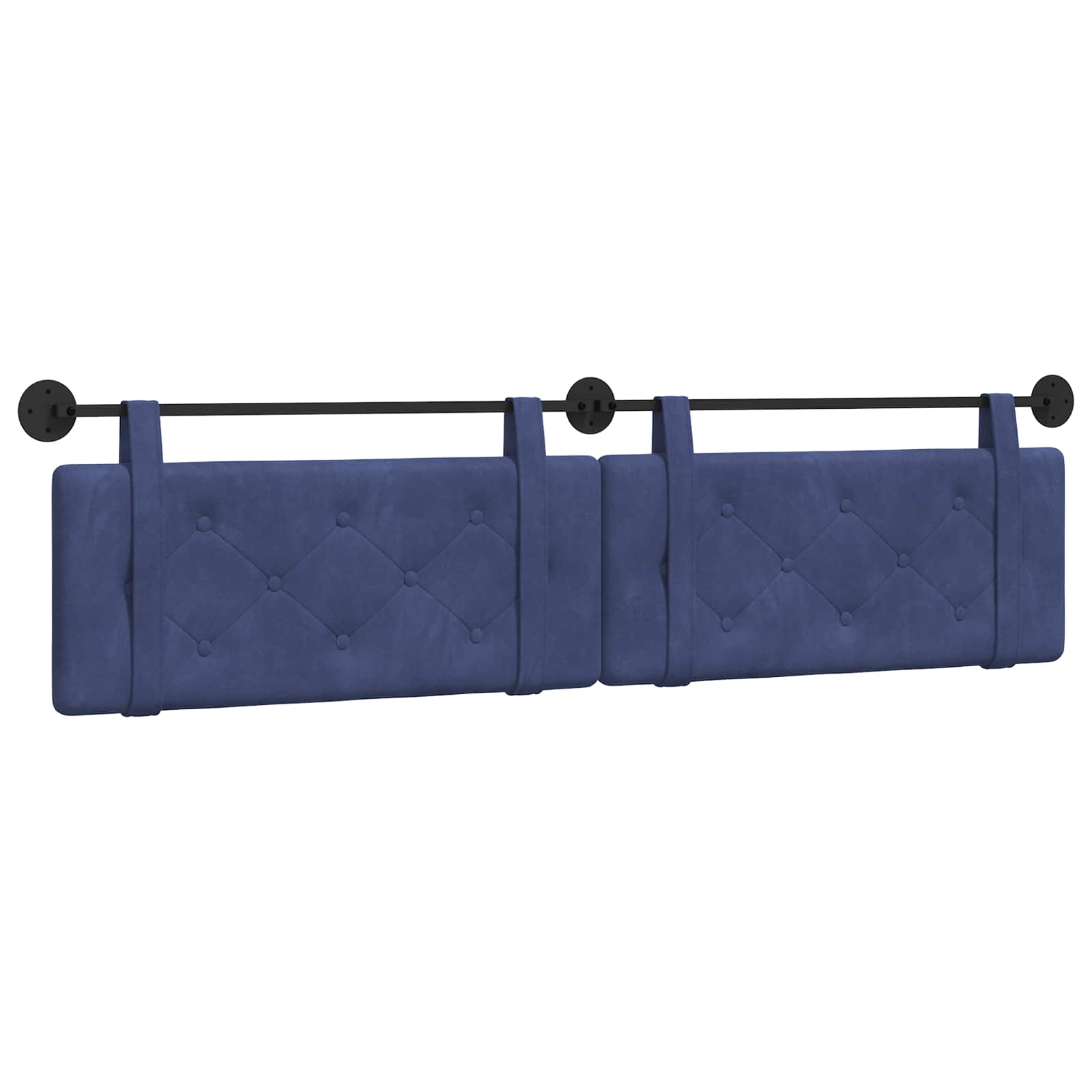 Hangend hoofdbord Politieblauw Fluweel is nu te koop bij PeponiXL, paradijselijk wonen!