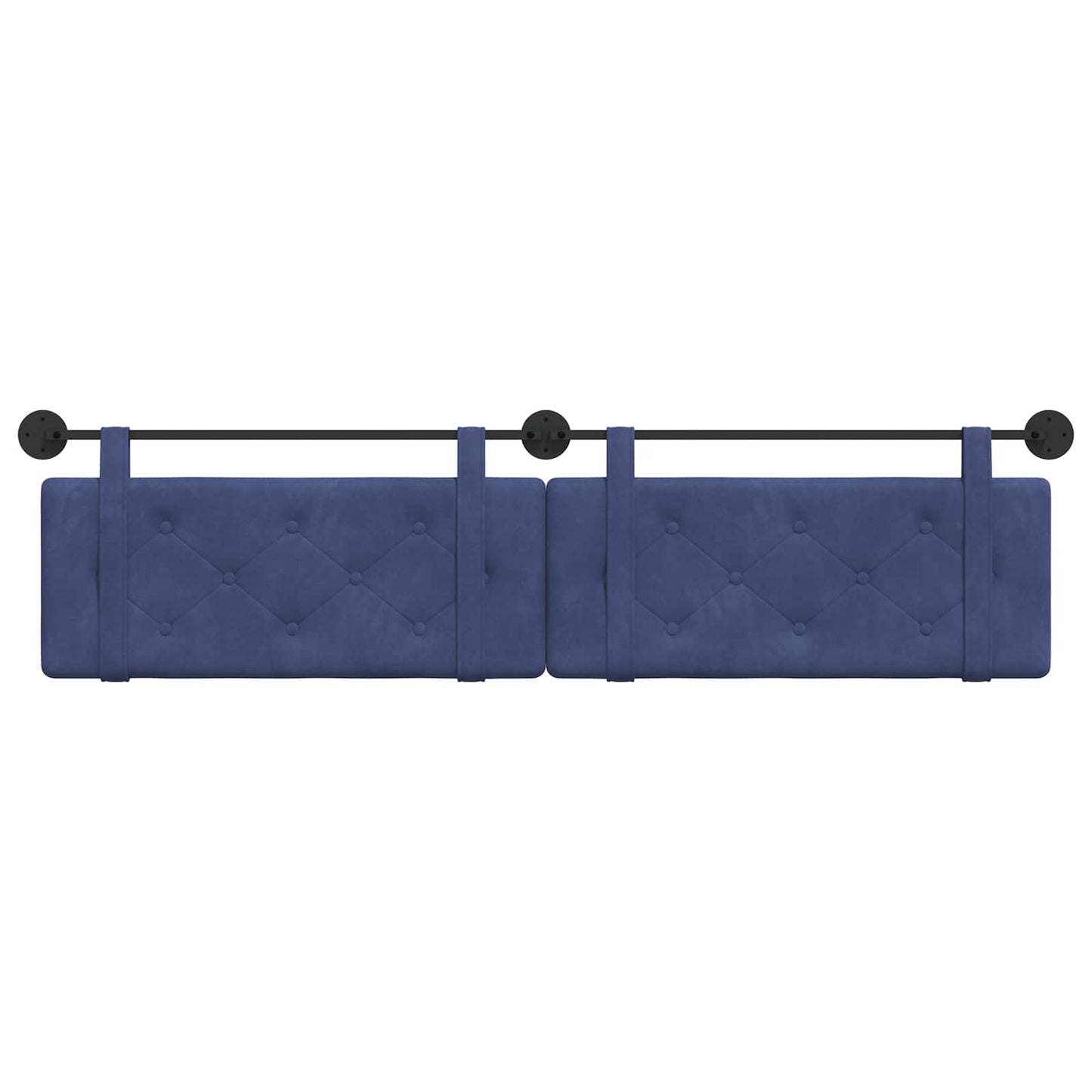 Hangend hoofdbord Politieblauw Fluweel is nu te koop bij PeponiXL, paradijselijk wonen!