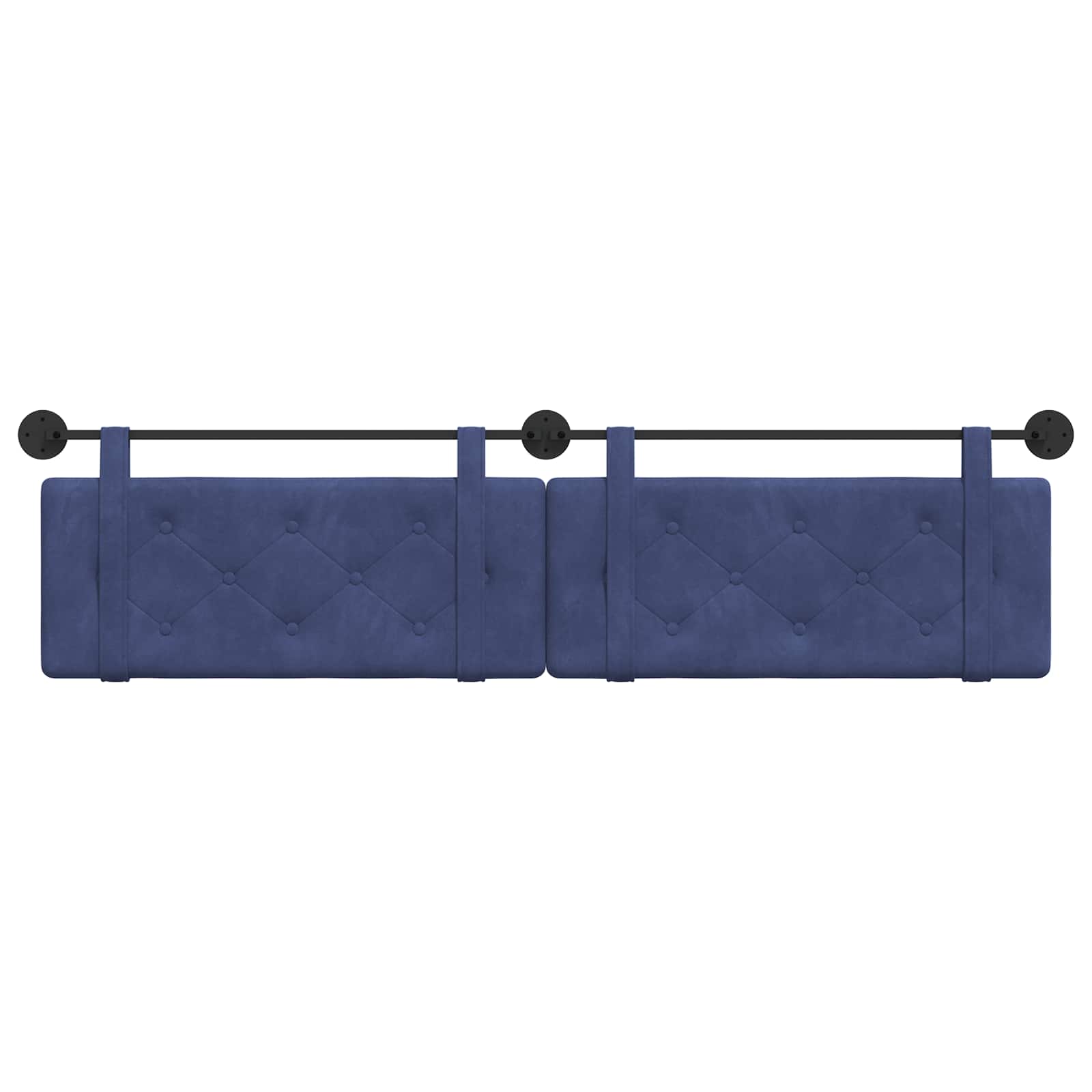 Hangend hoofdbord Politieblauw Fluweel is nu te koop bij PeponiXL, paradijselijk wonen!