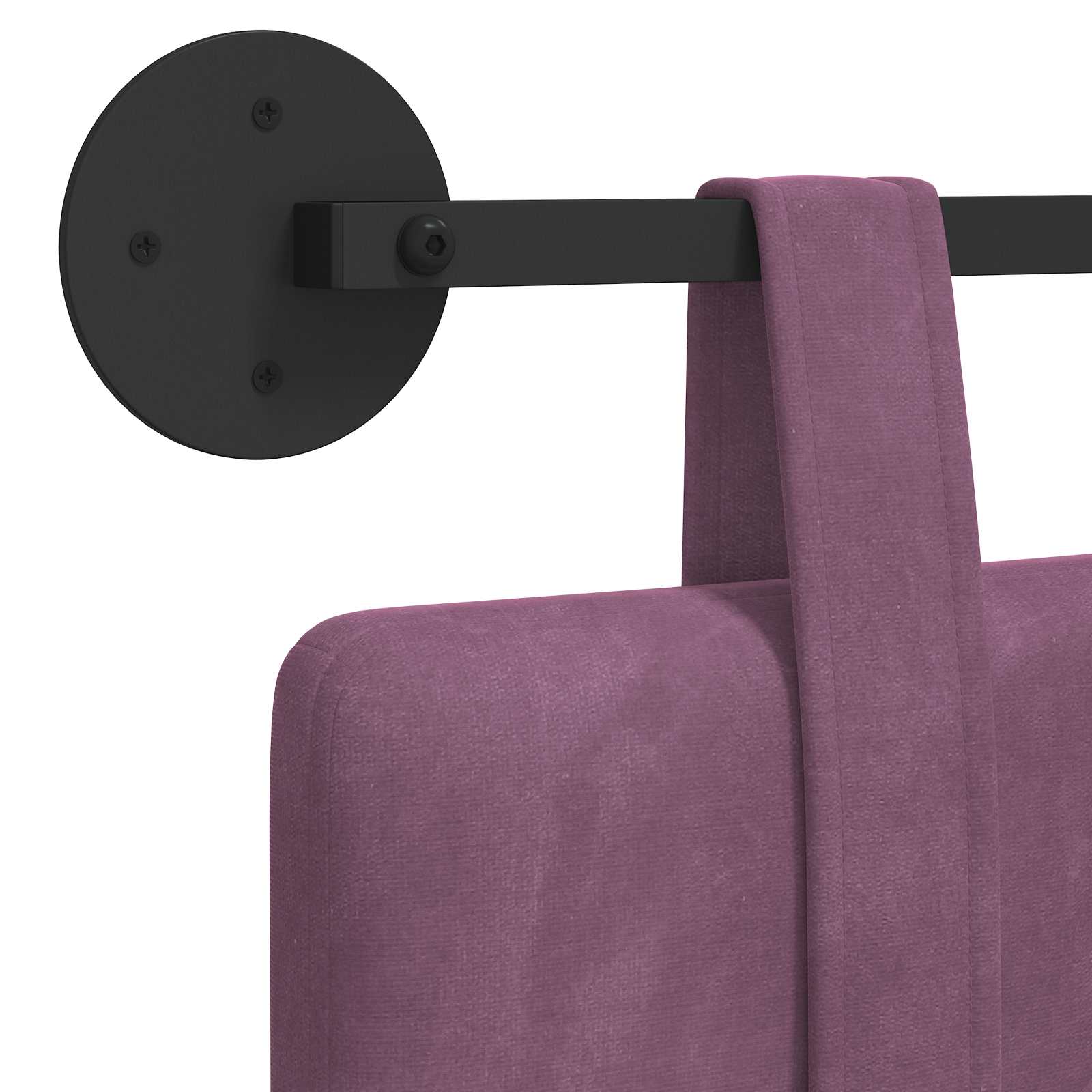 Hangend hoofdbord Paars Fluweel is nu te koop bij PeponiXL, paradijselijk wonen!