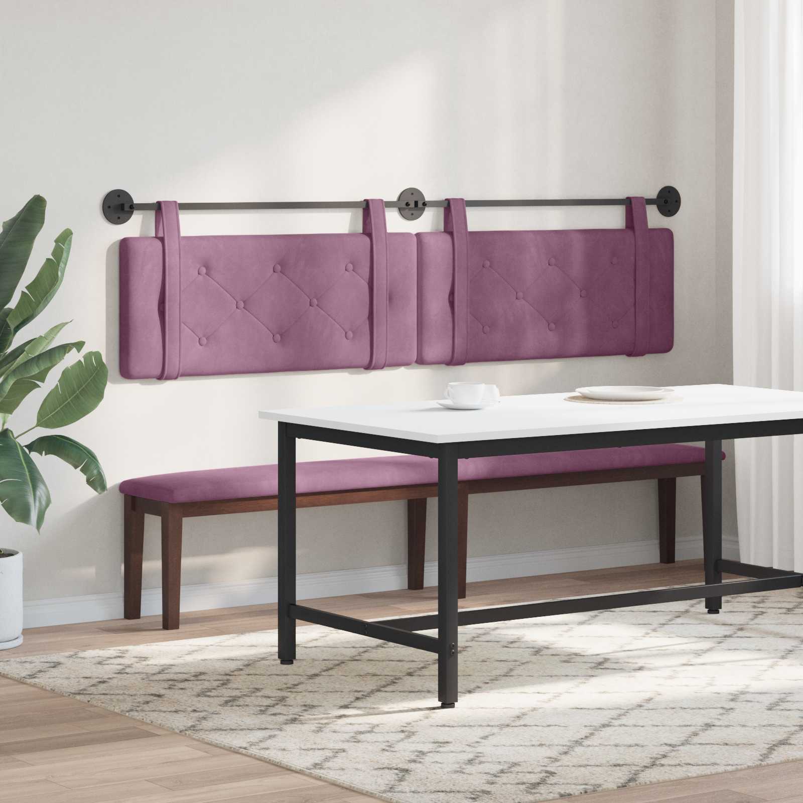 Hangend hoofdbord Paars Fluweel is nu te koop bij PeponiXL, paradijselijk wonen!