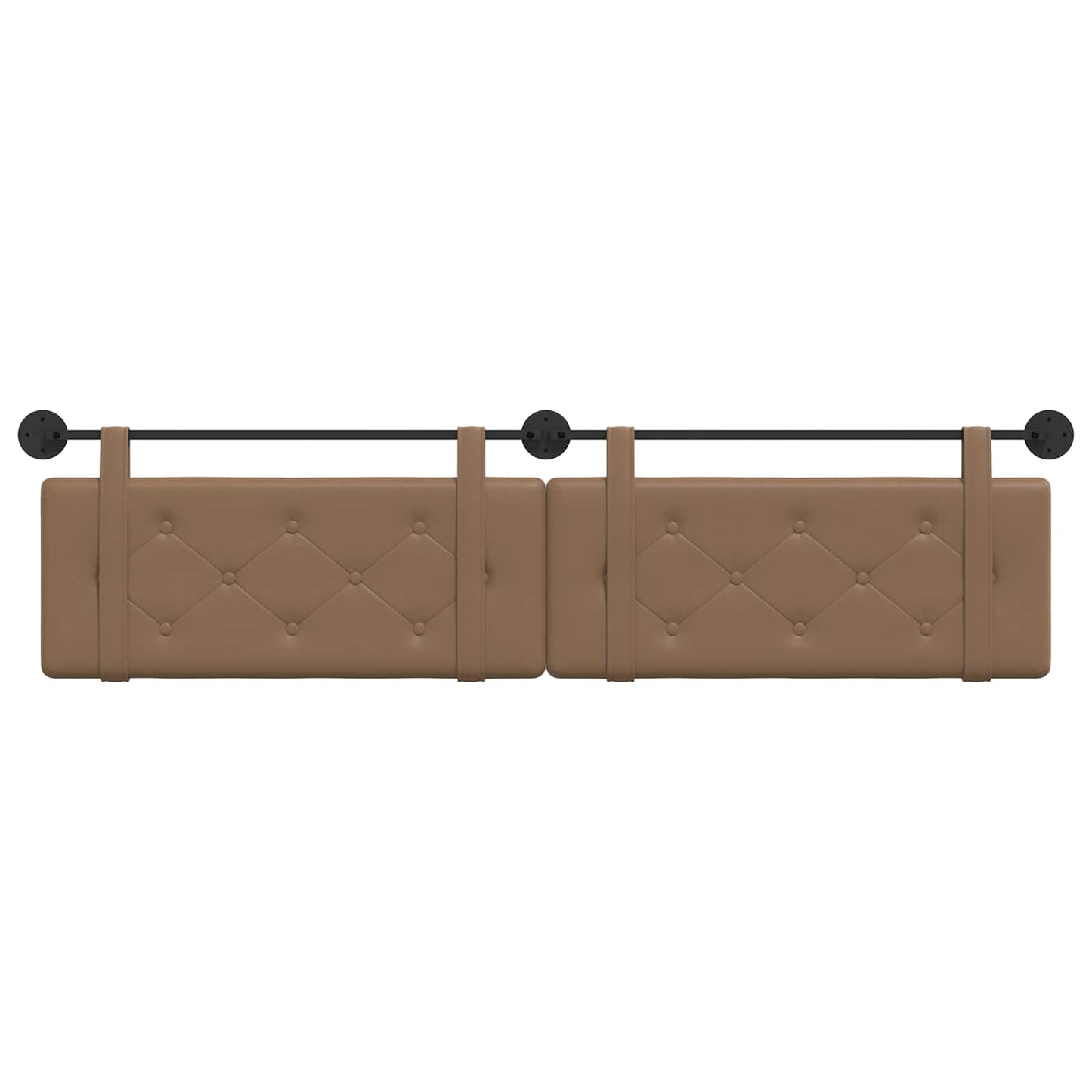 Hangend hoofdbord Cappuccino Kunstleer is nu te koop bij PeponiXL, paradijselijk wonen!