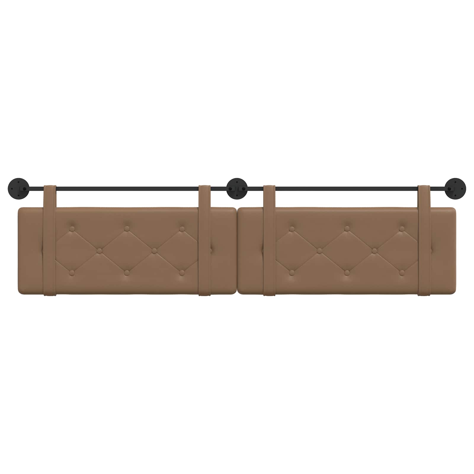 Hangend hoofdbord Cappuccino Kunstleer is nu te koop bij PeponiXL, paradijselijk wonen!