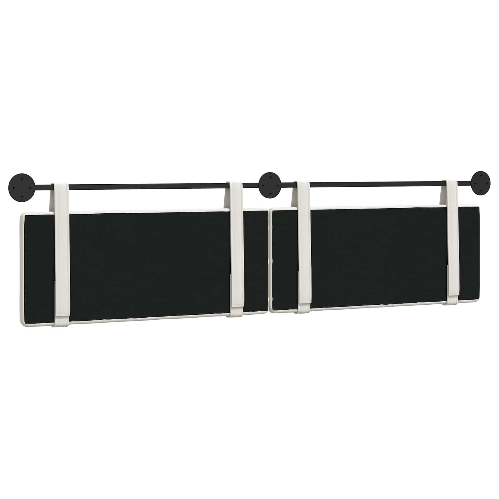 Hangend hoofdbord Wit Kunstleer is nu te koop bij PeponiXL, paradijselijk wonen!