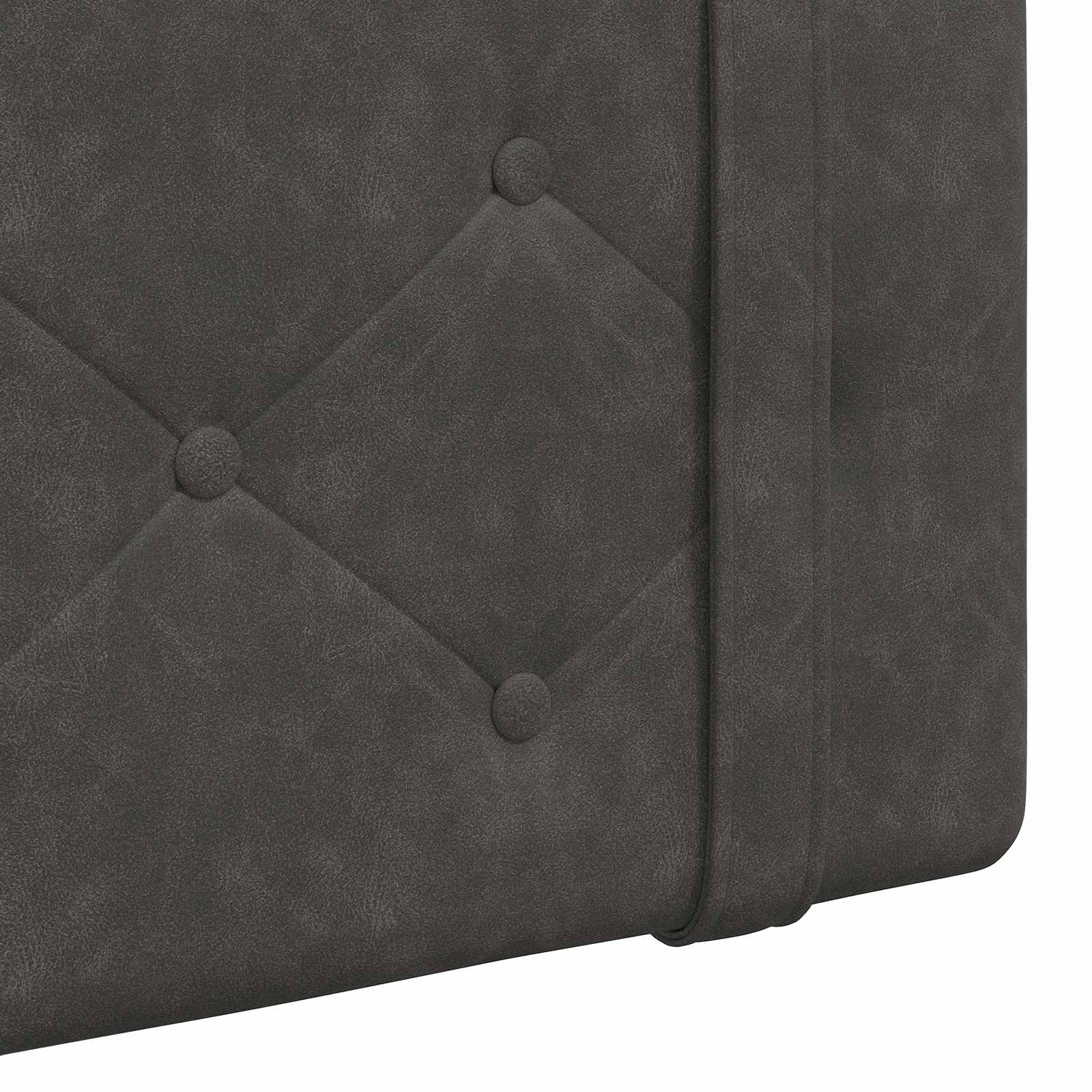 Hangend hoofdbord Zwart Antiek PU is nu te koop bij PeponiXL, paradijselijk wonen!