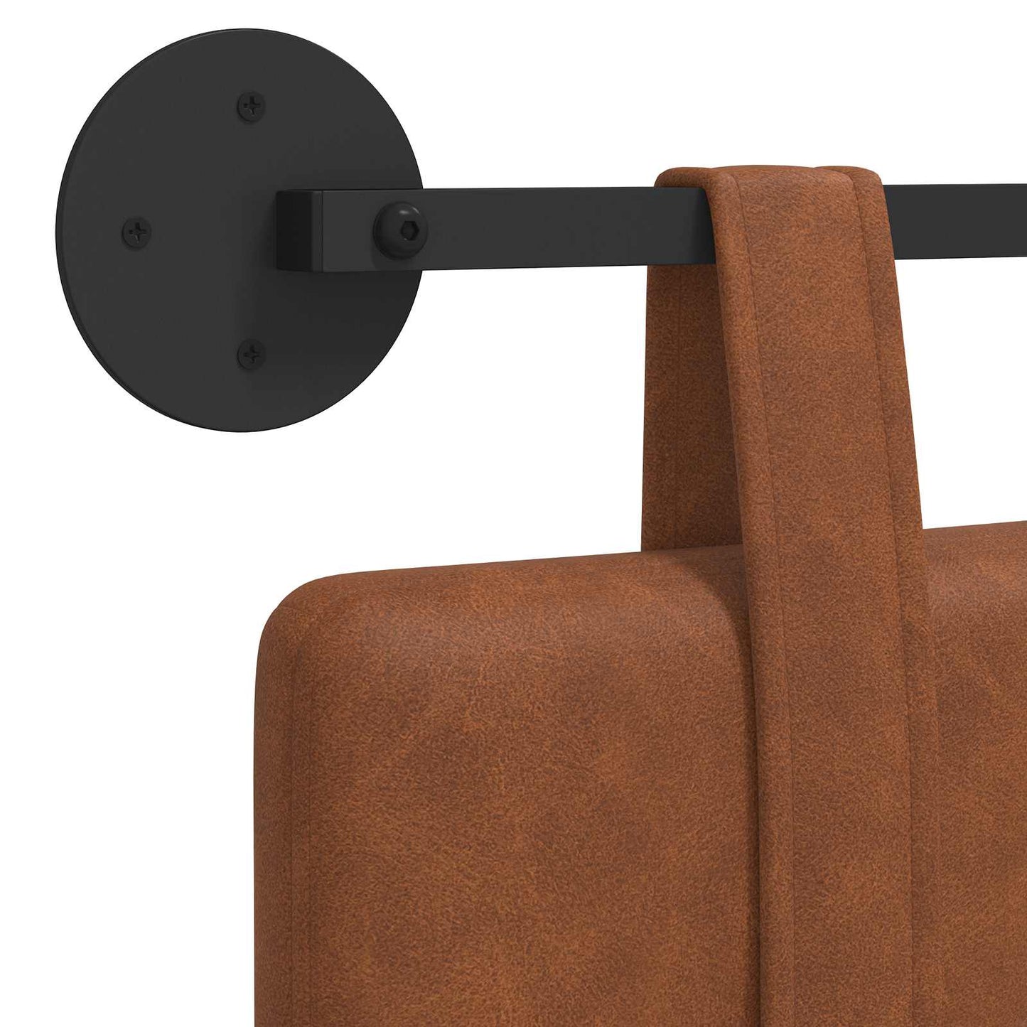 Hangend hoofdbord Bruin Antiek PU is nu te koop bij PeponiXL, paradijselijk wonen!