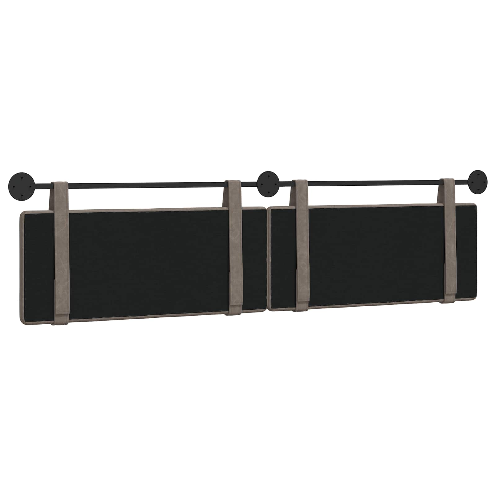 Hangend hoofdbord Grijs Antiek PU is nu te koop bij PeponiXL, paradijselijk wonen!
