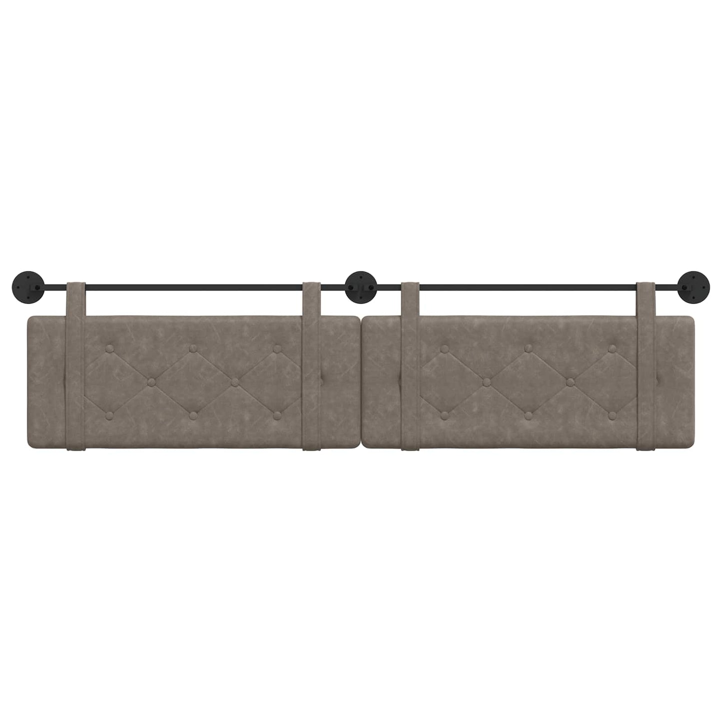 Hangend hoofdbord Grijs Antiek PU is nu te koop bij PeponiXL, paradijselijk wonen!