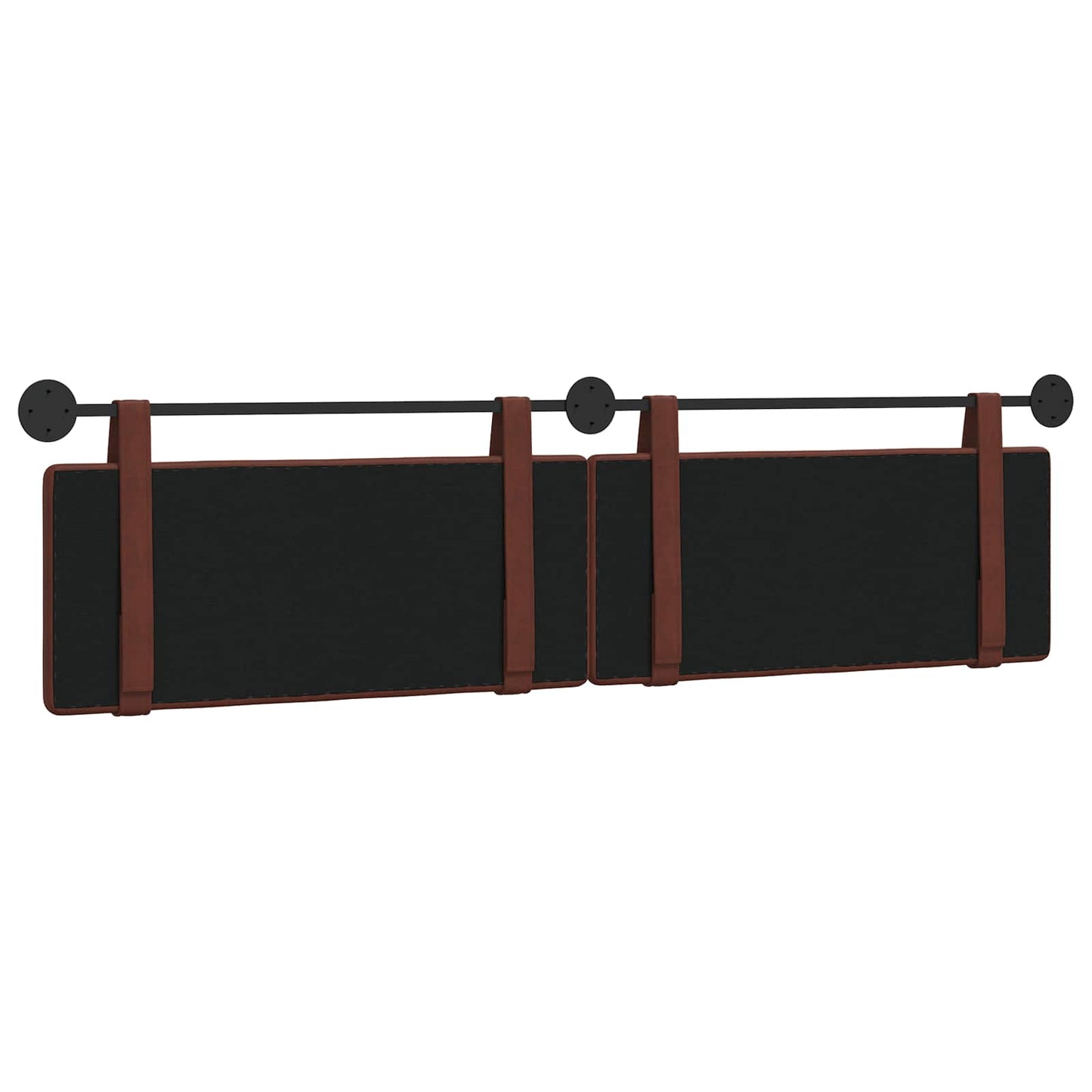 Hangend hoofdbord Glanzend Bruin Antiek PU is nu te koop bij PeponiXL, paradijselijk wonen!