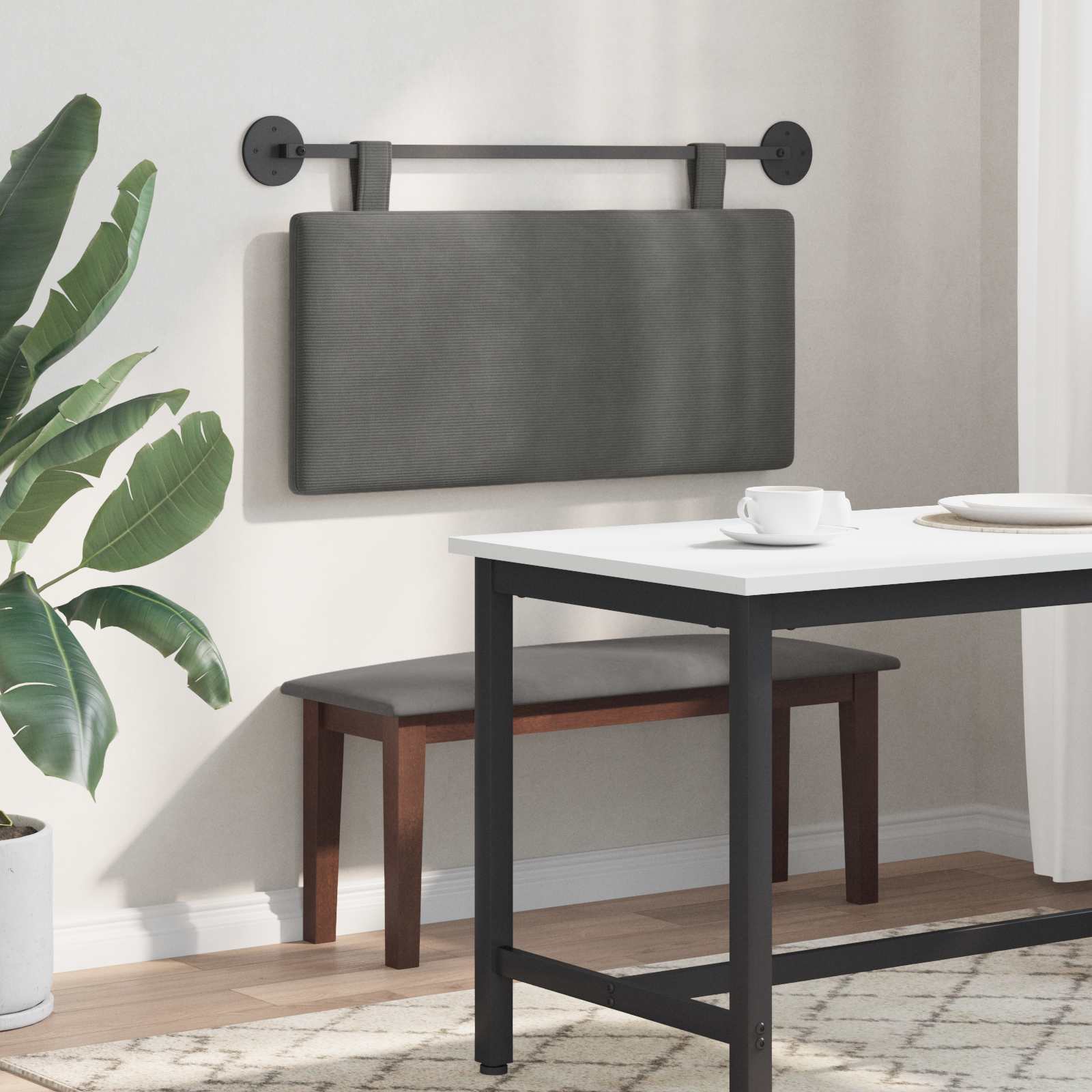 Hangend hoofdbord Katoen Stof is nu te koop bij PeponiXL, paradijselijk wonen!