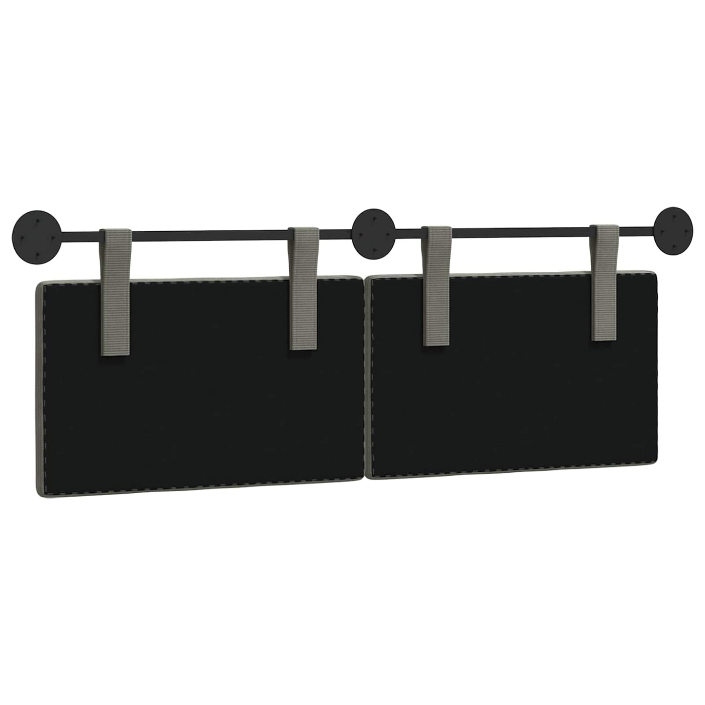 Hangend hoofdbord Lichtgrijs Katoen Stof is nu te koop bij PeponiXL, paradijselijk wonen!