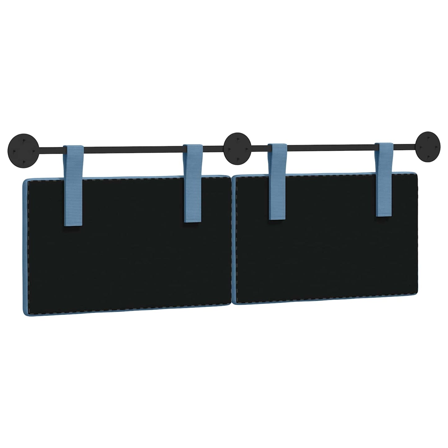 Hangend hoofdbord Blauw Katoen Stof is nu te koop bij PeponiXL, paradijselijk wonen!