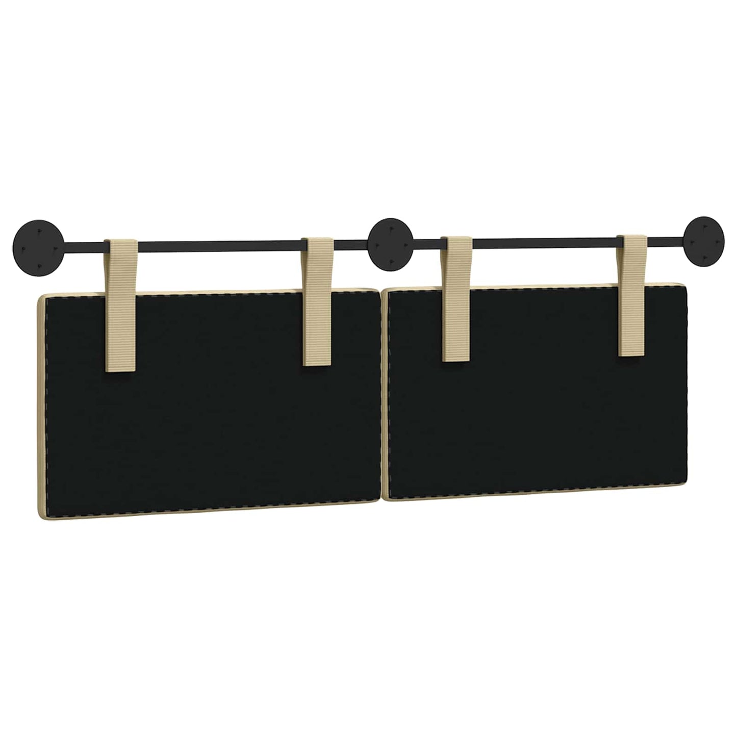 Hangend hoofdbord Lichtgroen Grijs Katoen Stof is nu te koop bij PeponiXL, paradijselijk wonen!